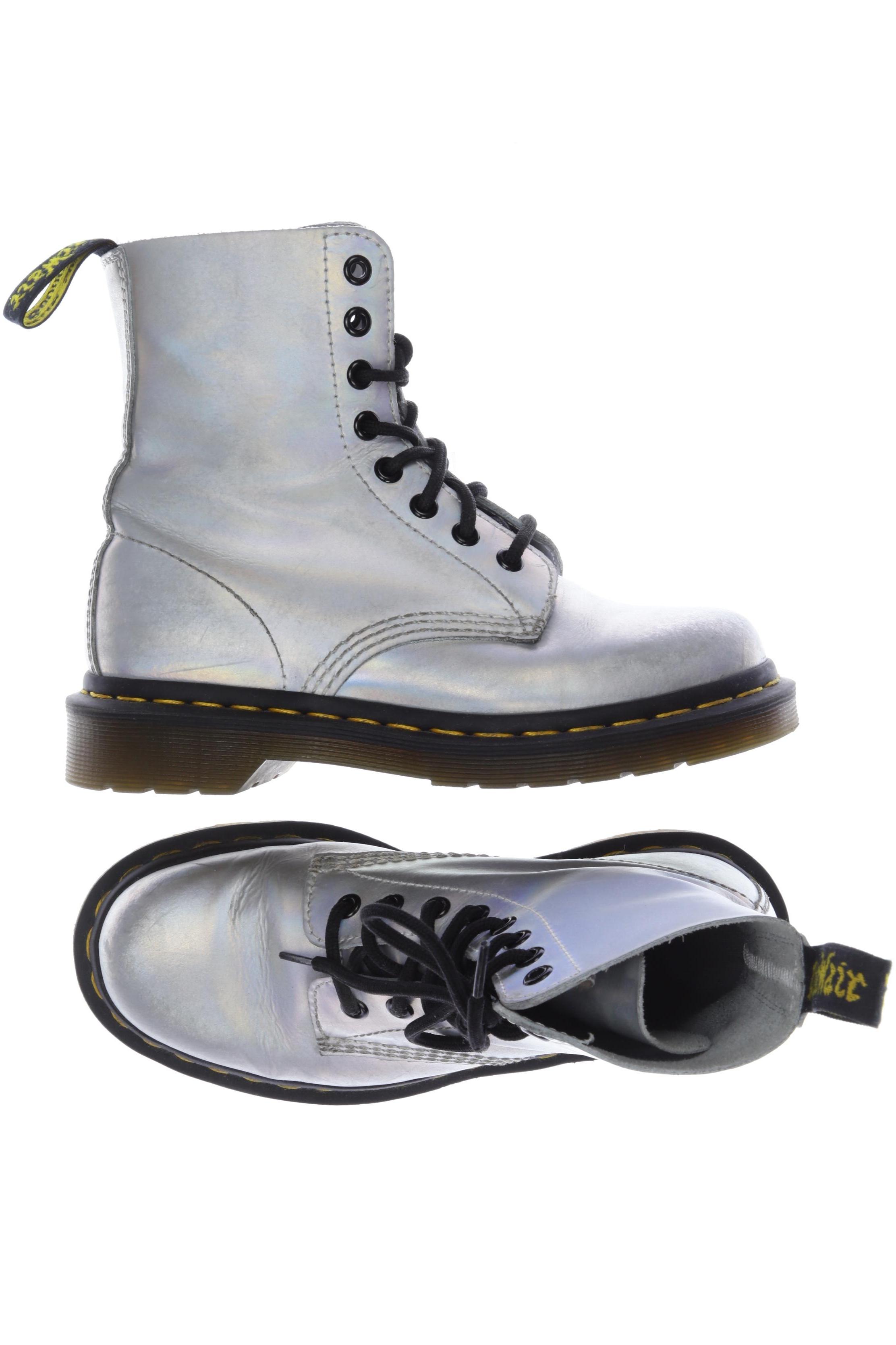 

Dr. Martens Damen Stiefelette, silber, Gr. 36