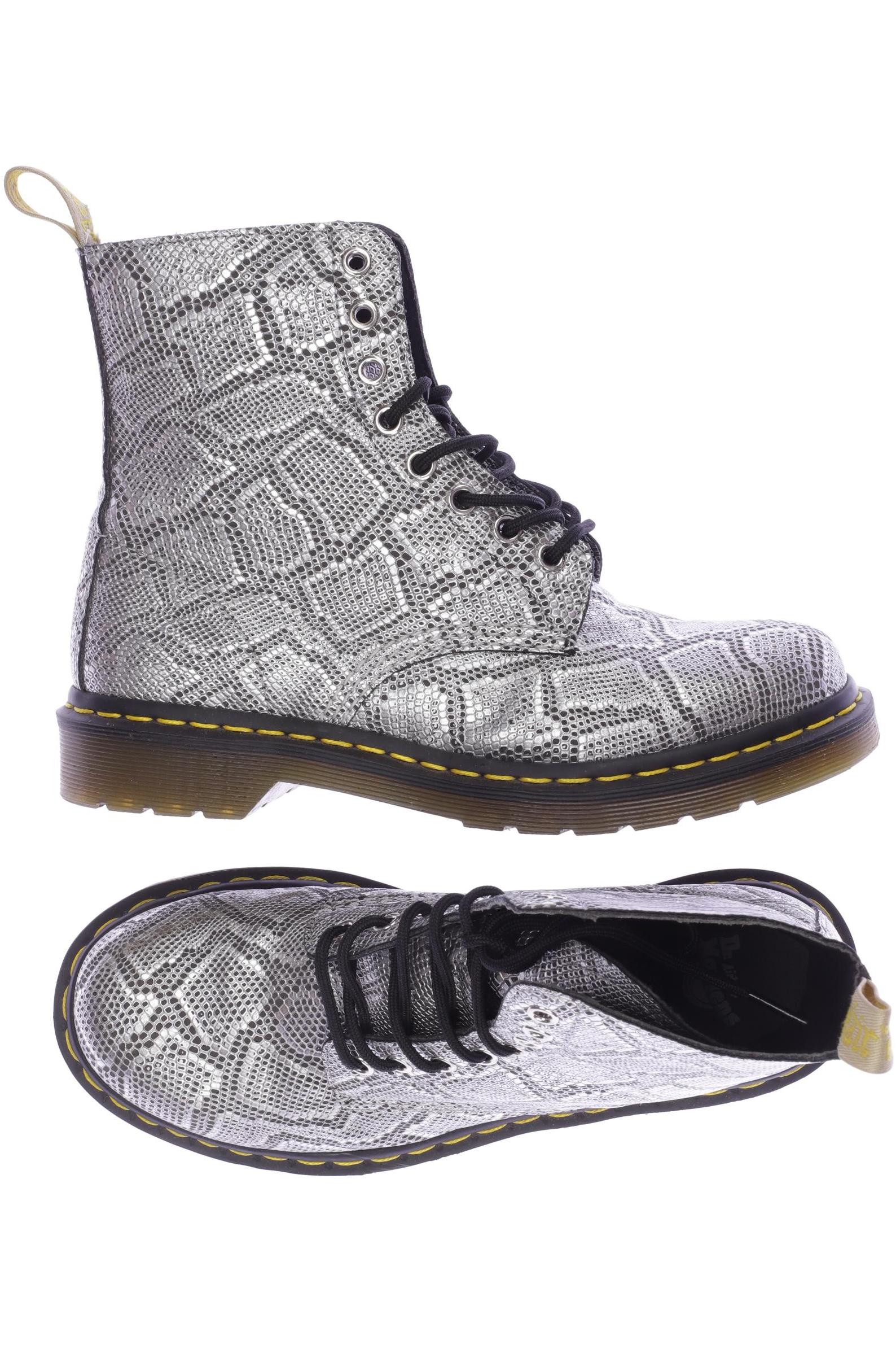 

Dr. Martens Damen Stiefelette, silber, Gr. 40