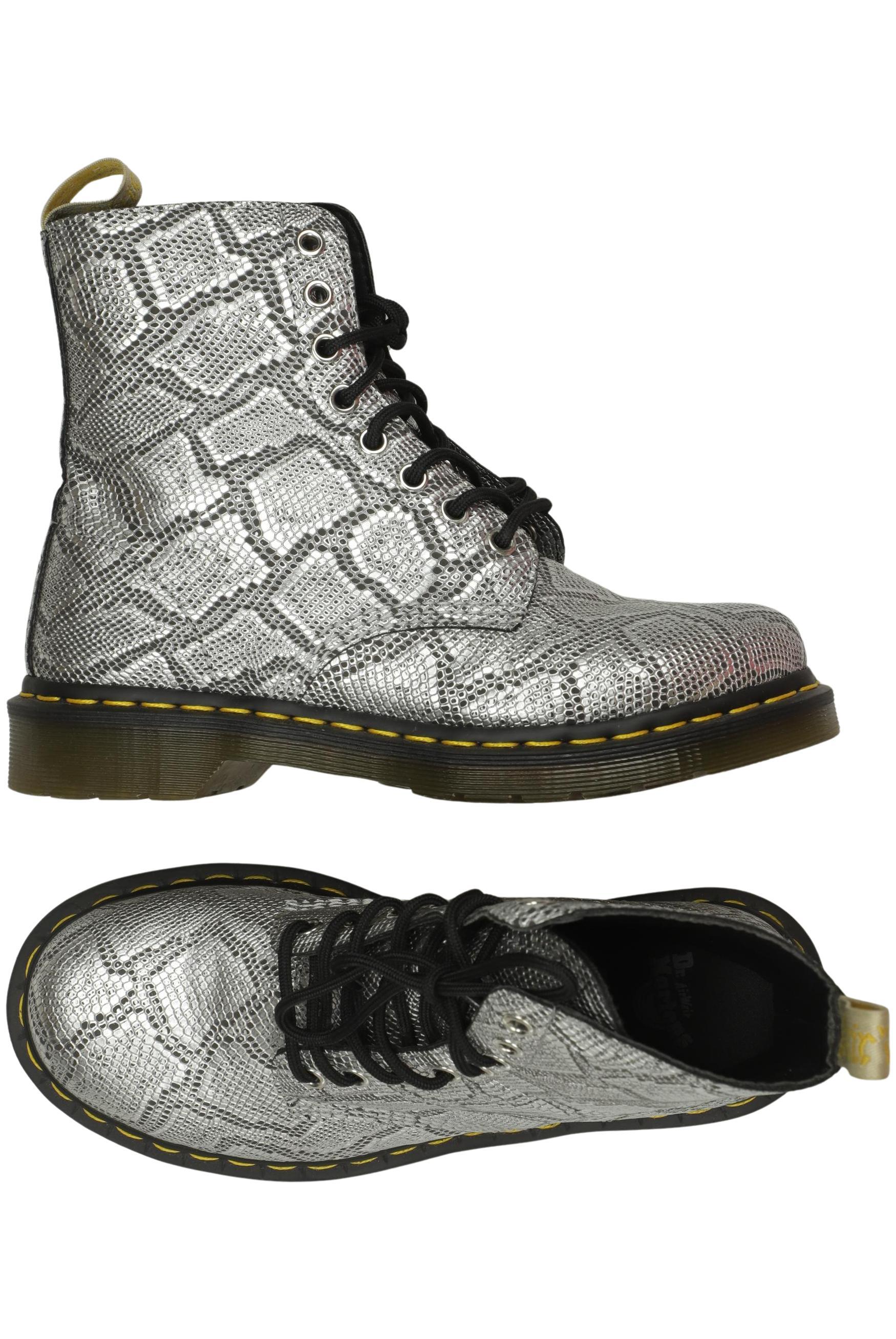 

Dr. Martens Damen Stiefelette, silber, Gr. 38