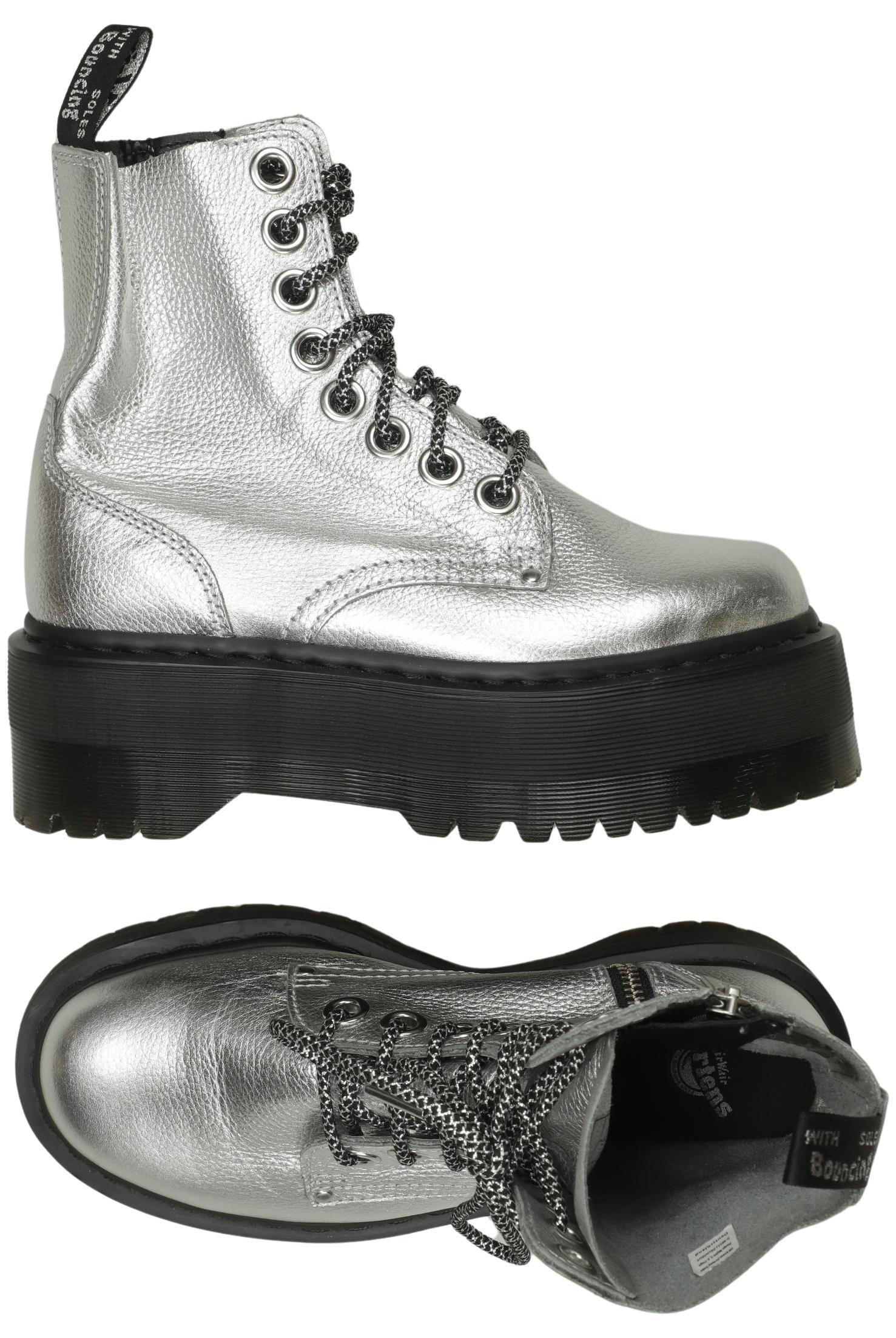 

Dr. Martens Damen Stiefelette, silber, Gr. 38