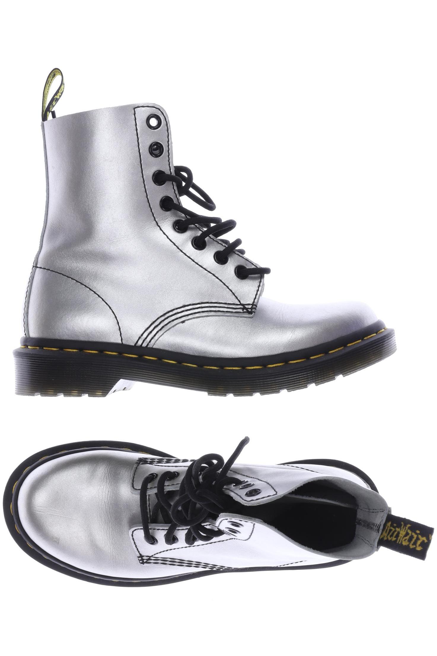 

Dr. Martens Damen Stiefelette, silber, Gr. 37