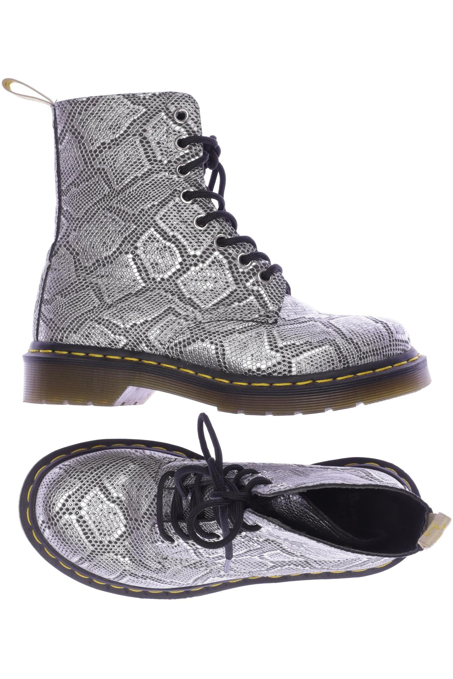

Dr. Martens Damen Stiefelette, silber, Gr. 36