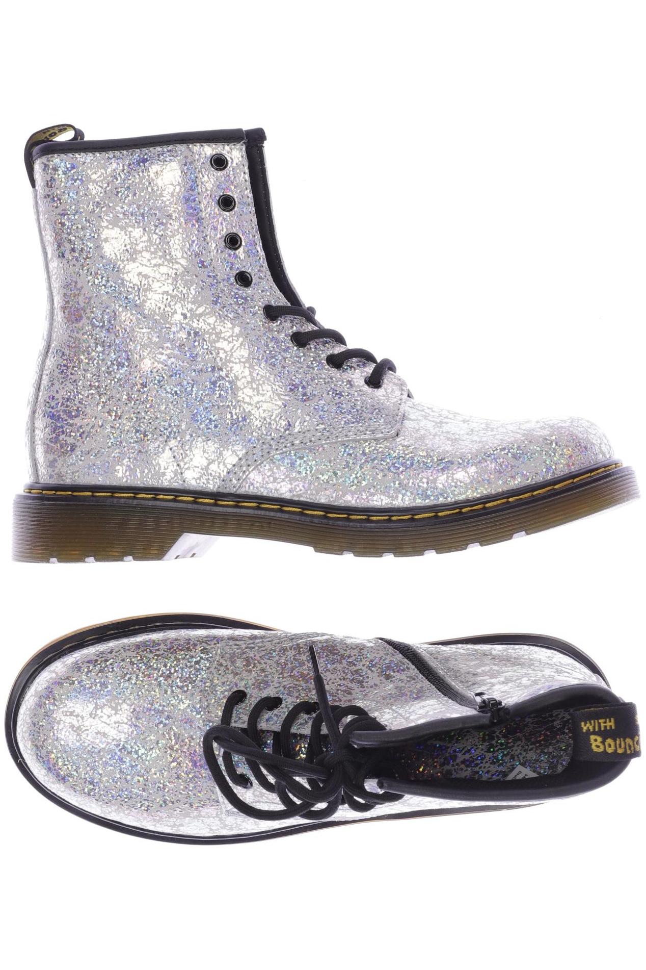 

Dr. Martens Damen Stiefelette, silber, Gr. 38