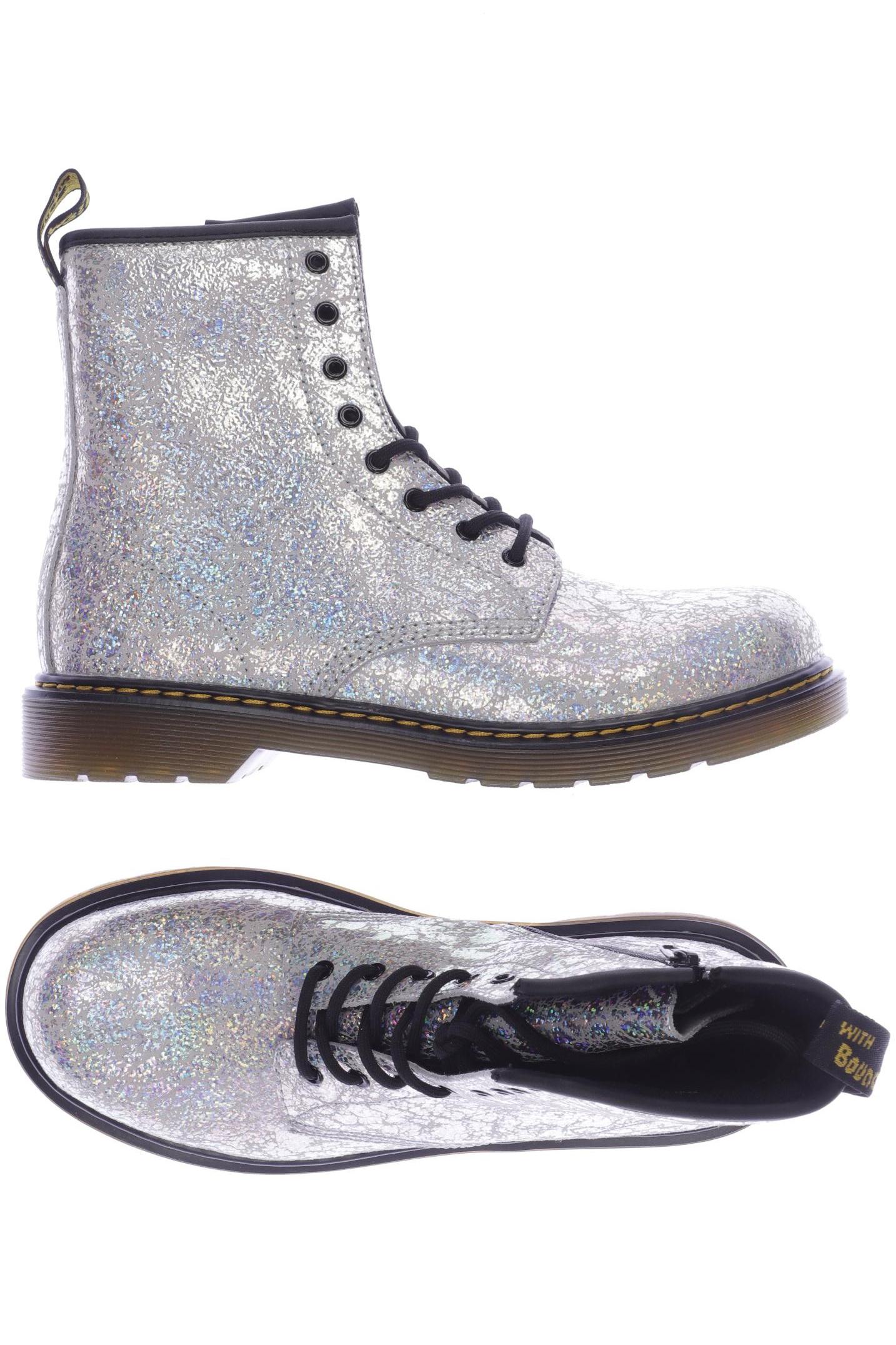 

Dr. Martens Damen Stiefelette, silber, Gr. 38