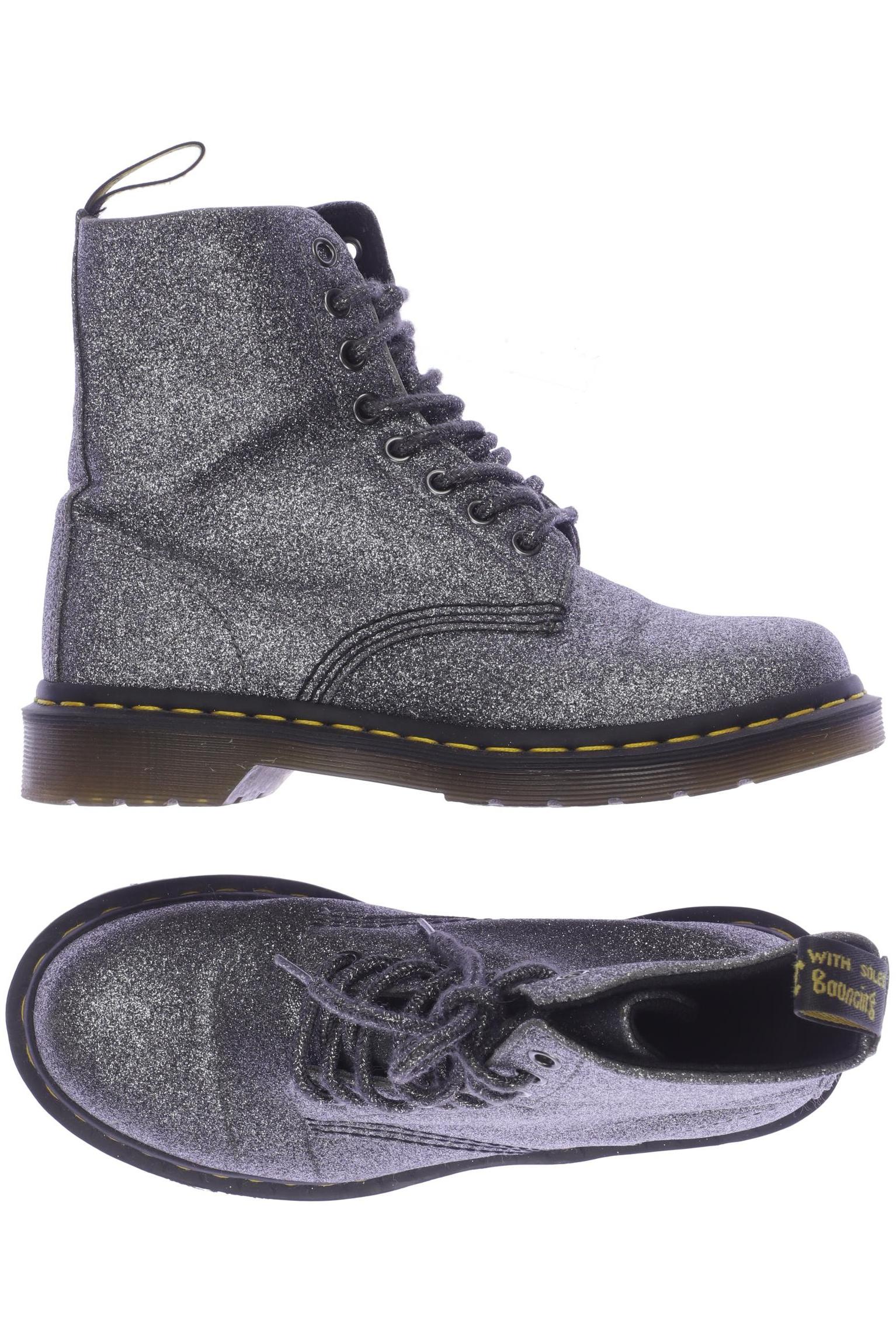 

Dr. Martens Damen Stiefelette, silber, Gr. 38
