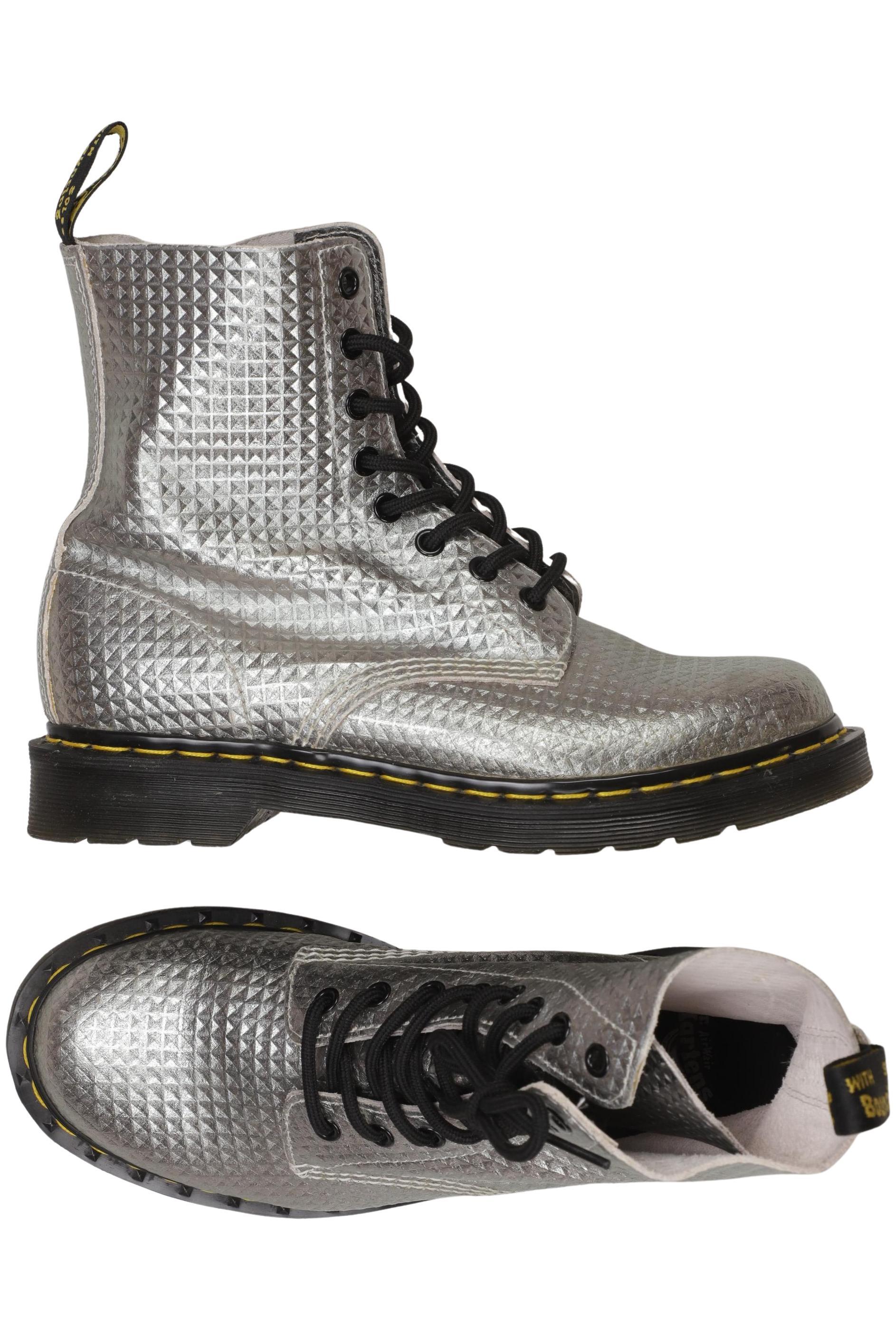 

Dr. Martens Damen Stiefelette, silber, Gr. 40
