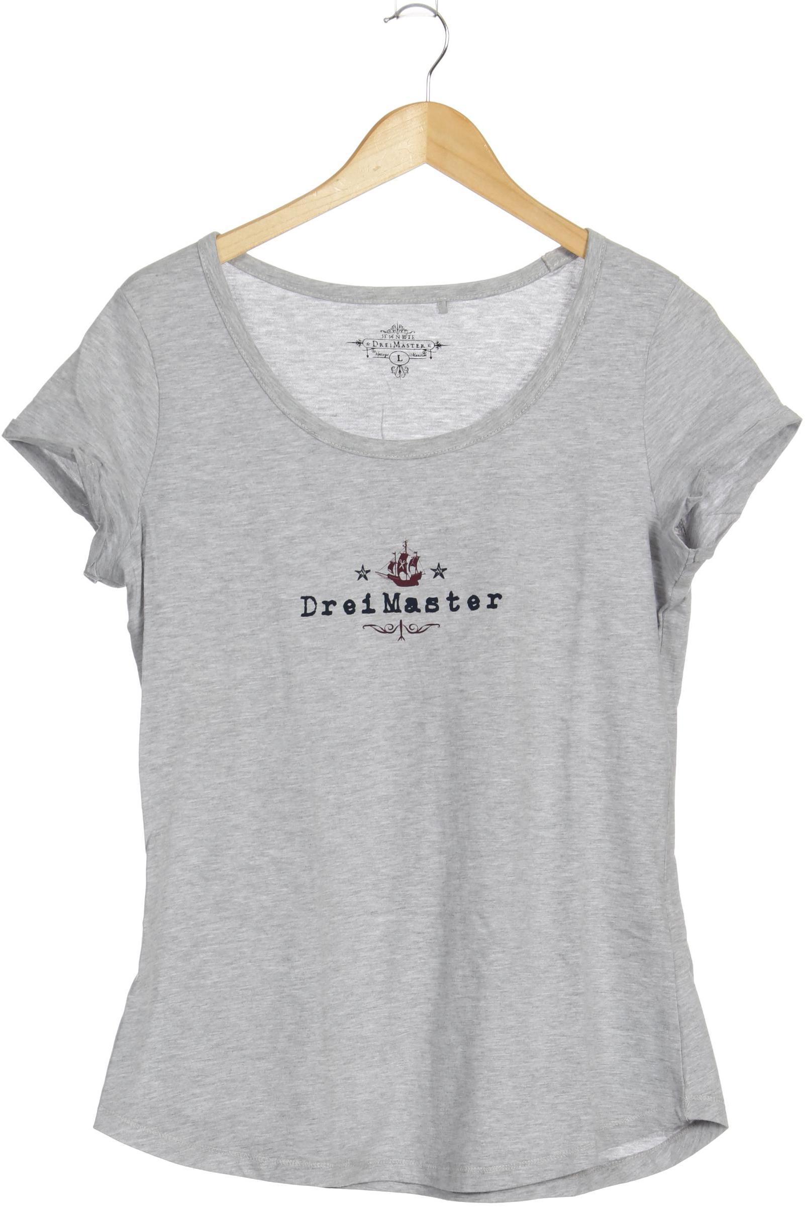 

DreiMaster Damen T-Shirt, grau, Gr.
