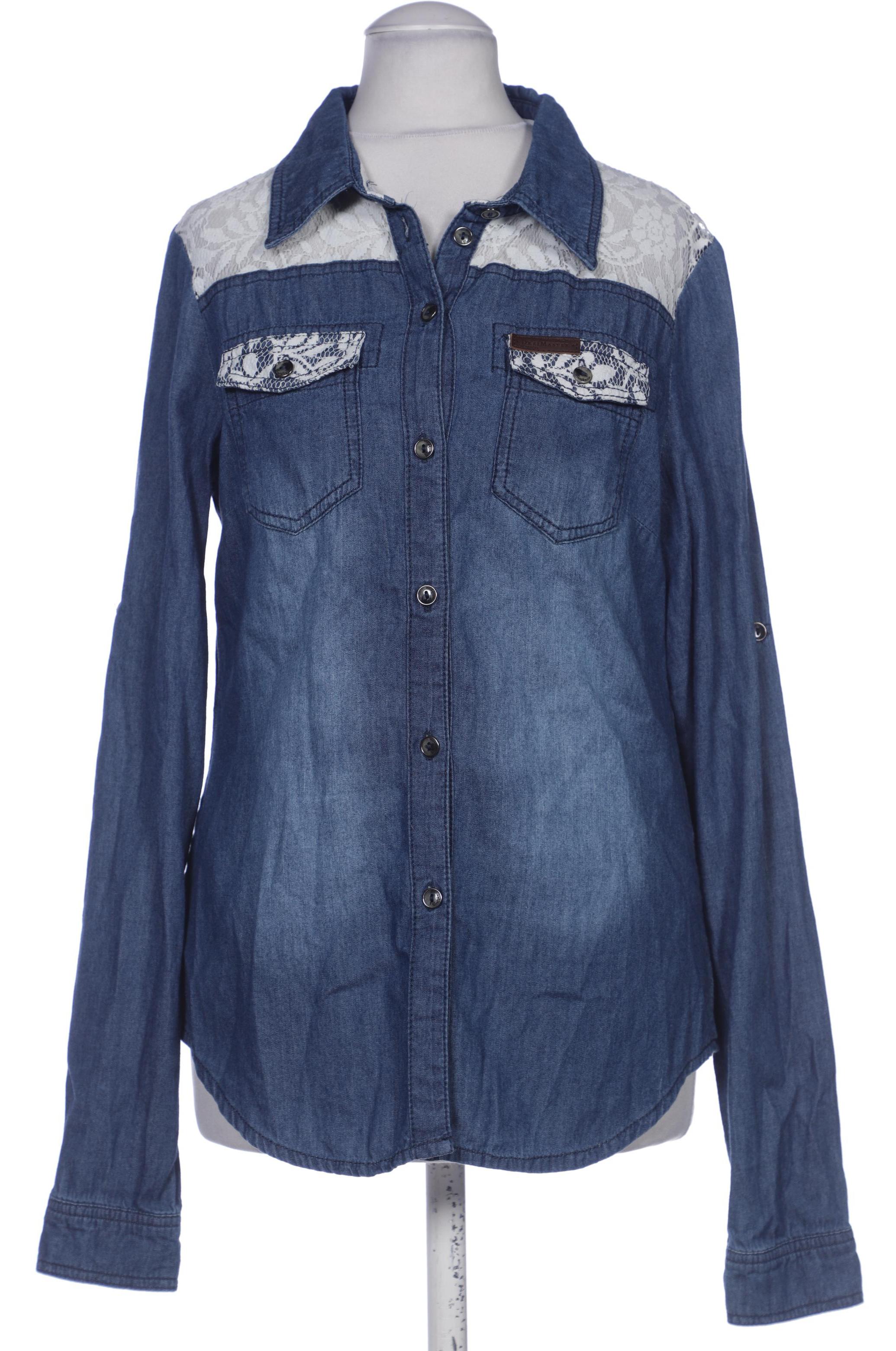 

DreiMaster Damen Bluse, blau, Gr. 34