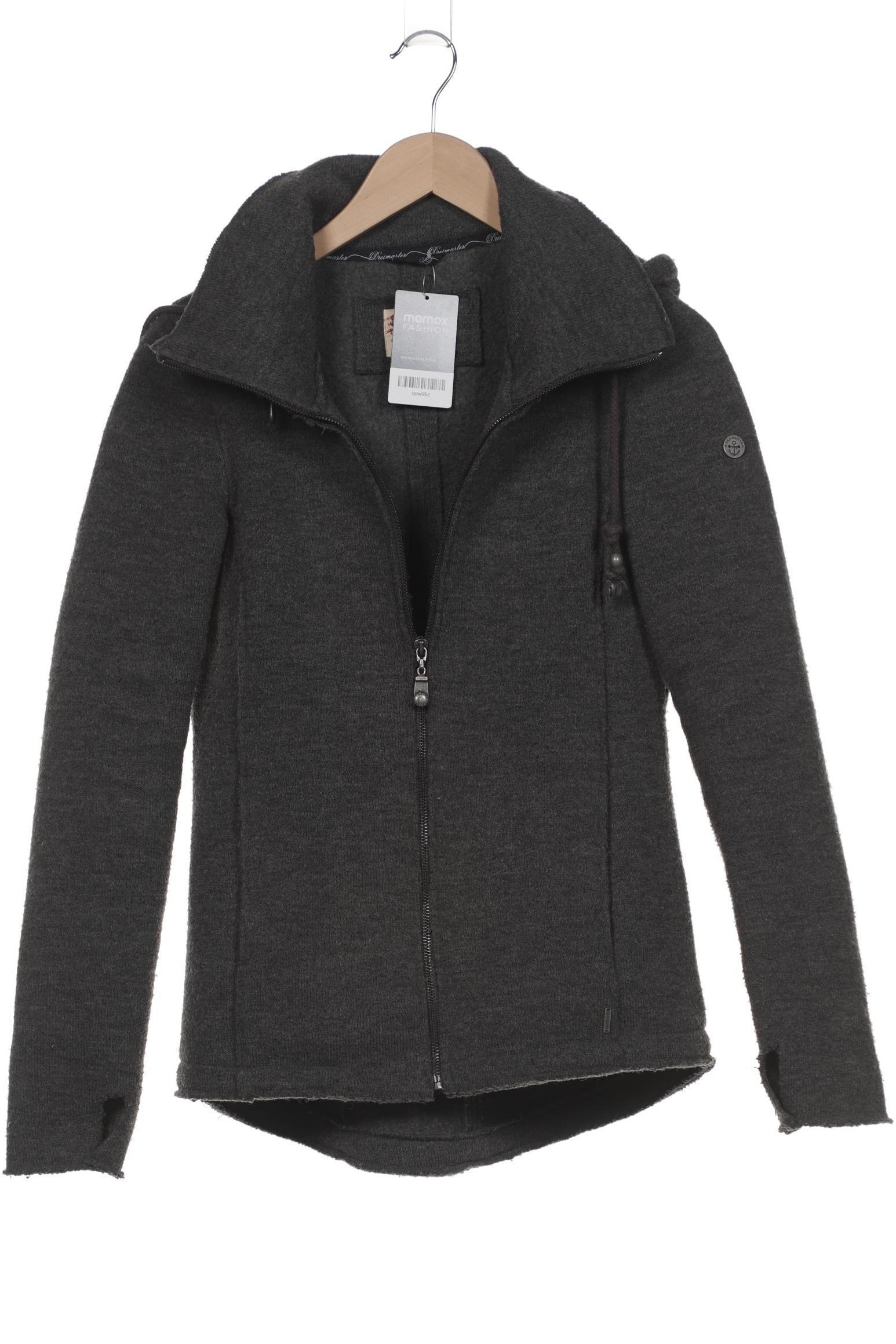 

DreiMaster Damen Kapuzenpullover, grau, Gr. 36