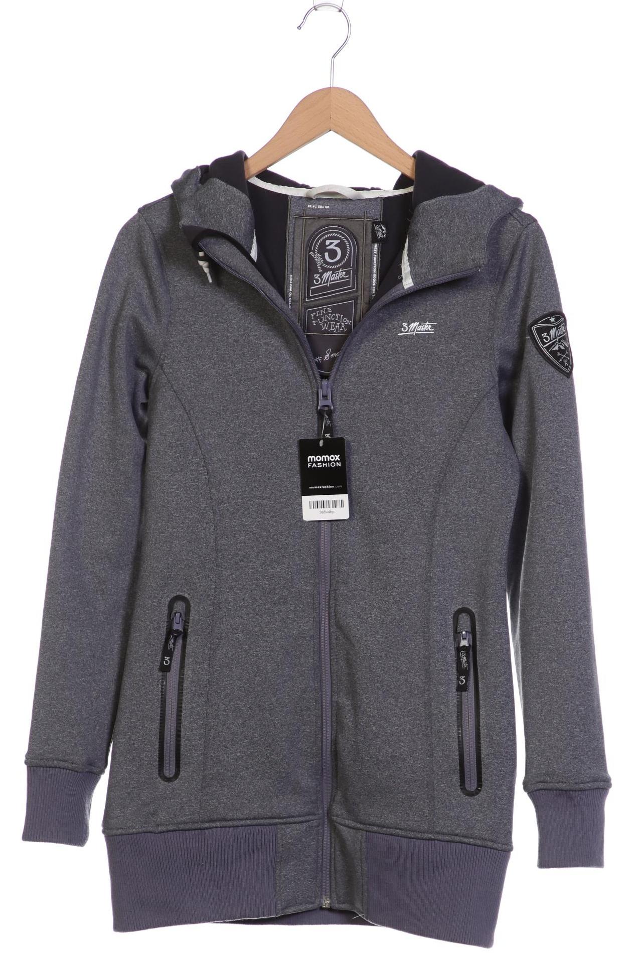 

DreiMaster Damen Kapuzenpullover, grau, Gr. 36