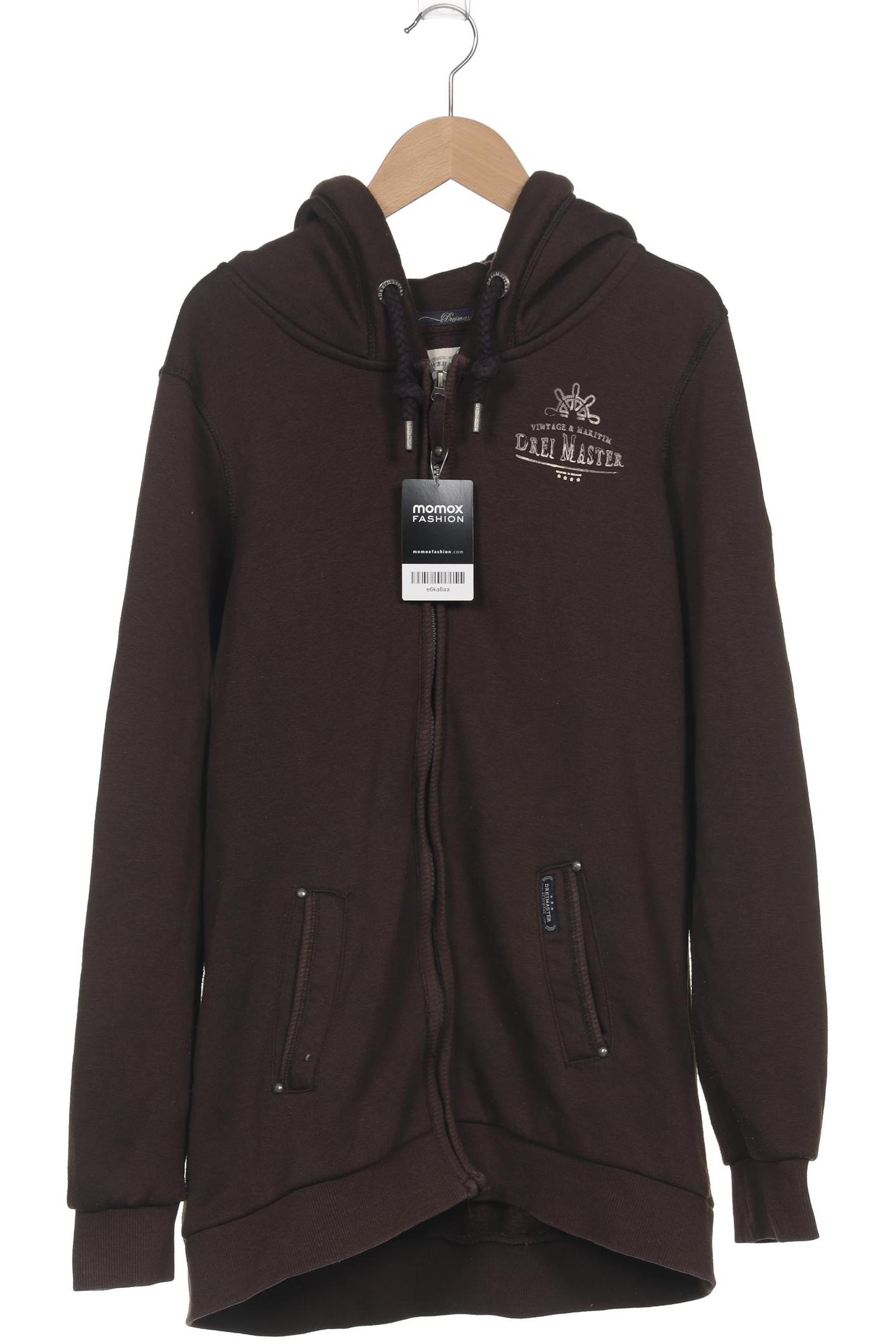 

DreiMaster Damen Kapuzenpullover, braun, Gr. 38