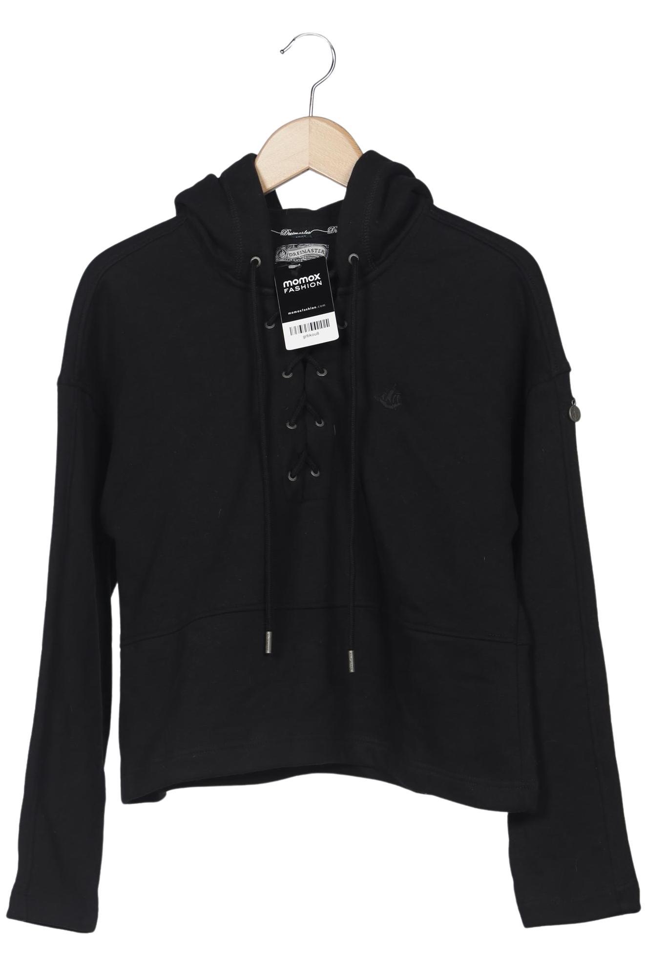 

DreiMaster Damen Kapuzenpullover, schwarz, Gr. 38