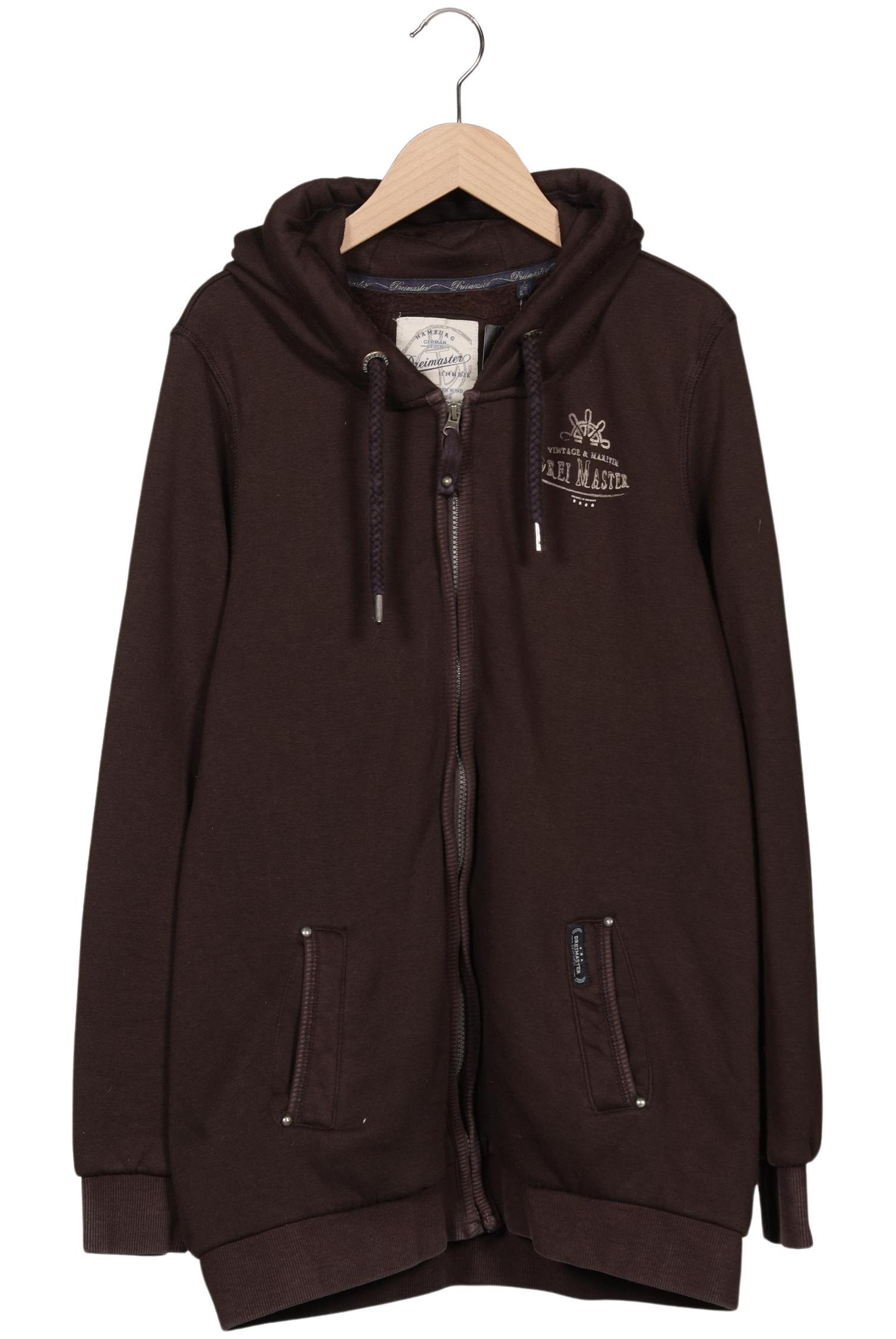 

DreiMaster Damen Kapuzenpullover, braun, Gr. 38