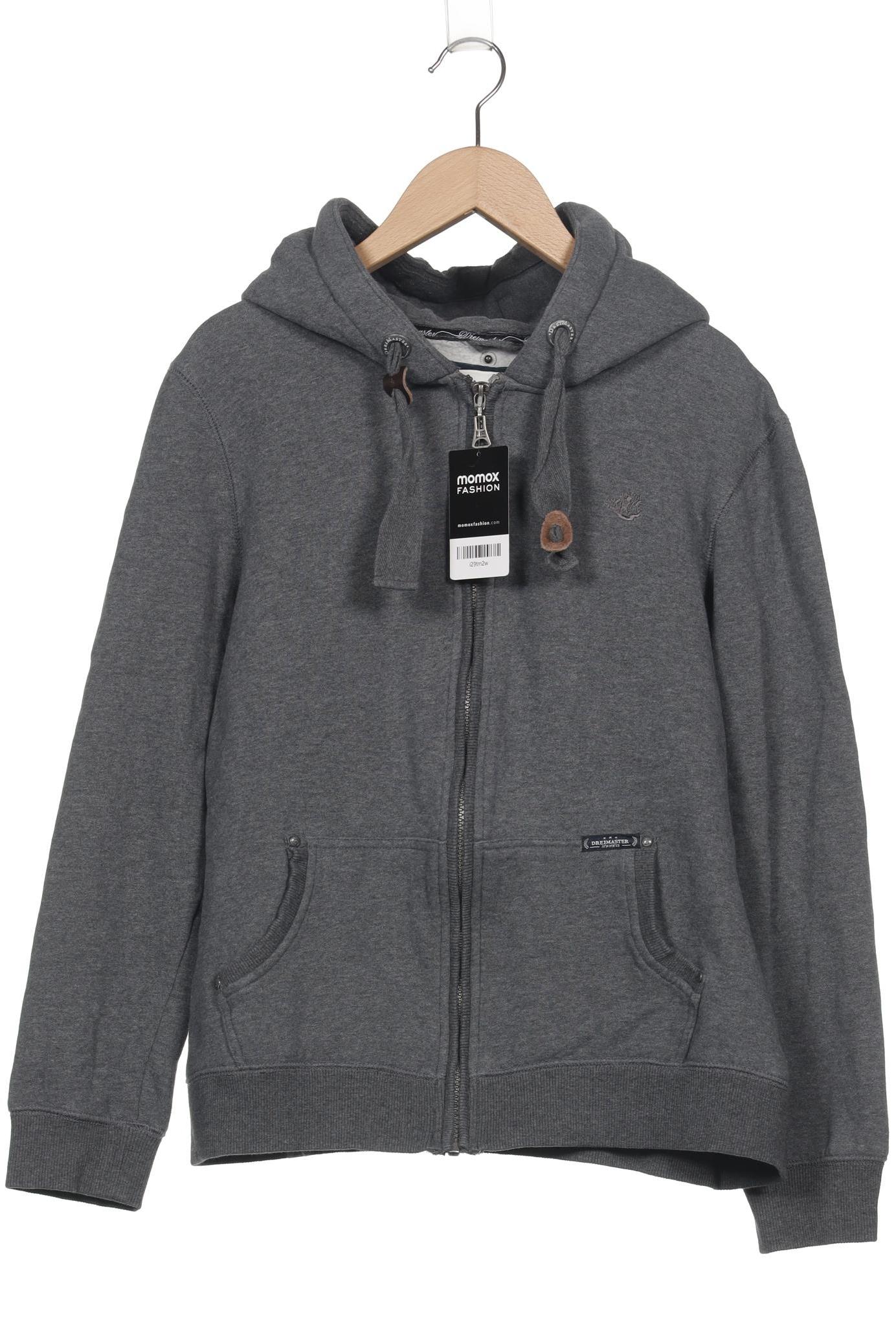 

DreiMaster Damen Kapuzenpullover, grau, Gr. 38