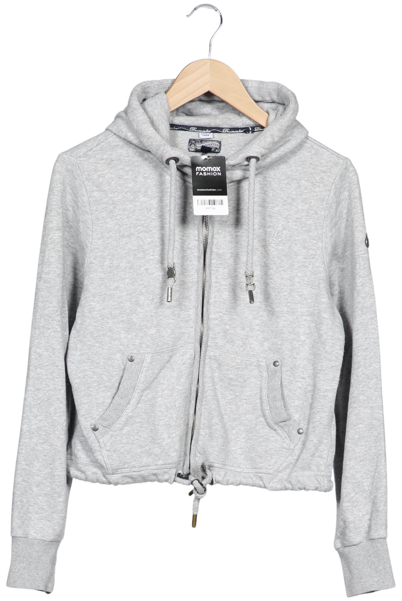 

DreiMaster Damen Kapuzenpullover, grau, Gr. 36