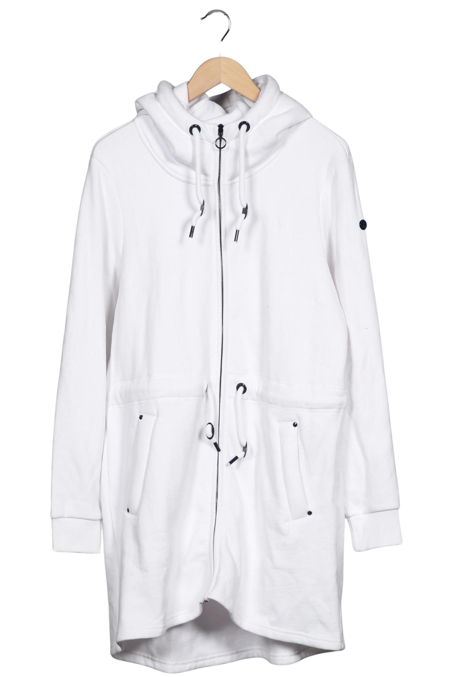 

DreiMaster Damen Kapuzenpullover, weiß, Gr. 44