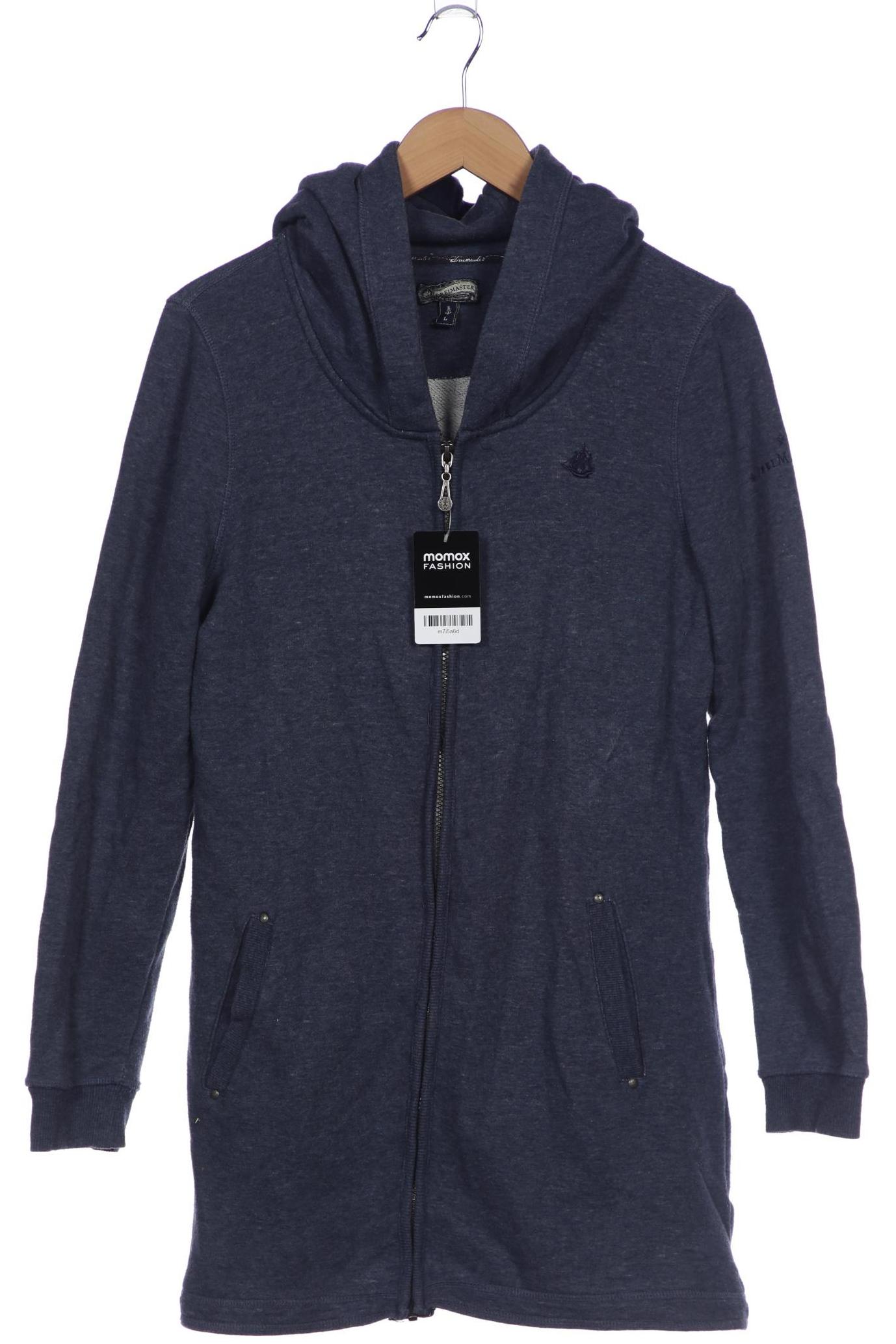 

DreiMaster Damen Kapuzenpullover, blau, Gr. 42