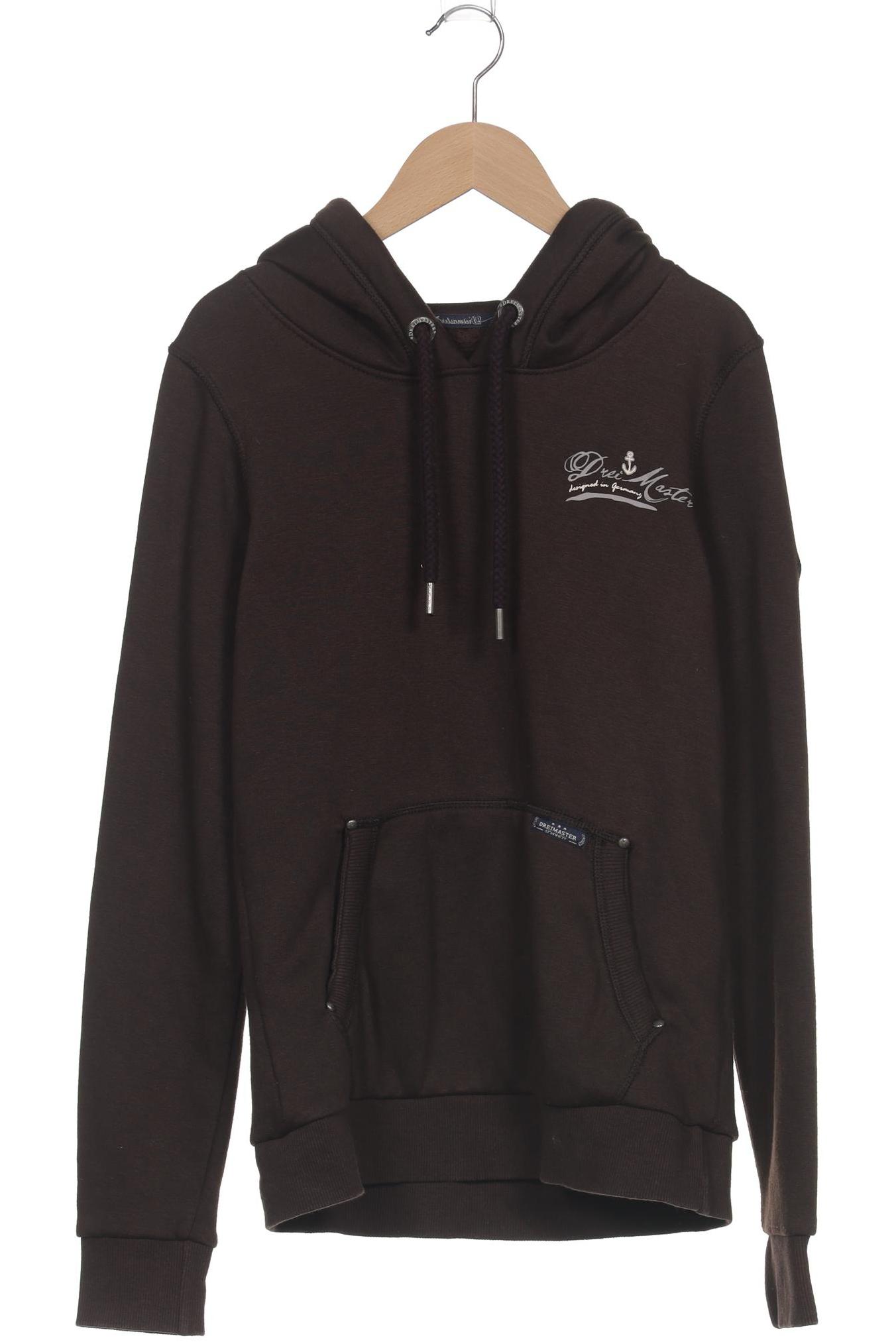

DreiMaster Damen Kapuzenpullover, braun, Gr. 36