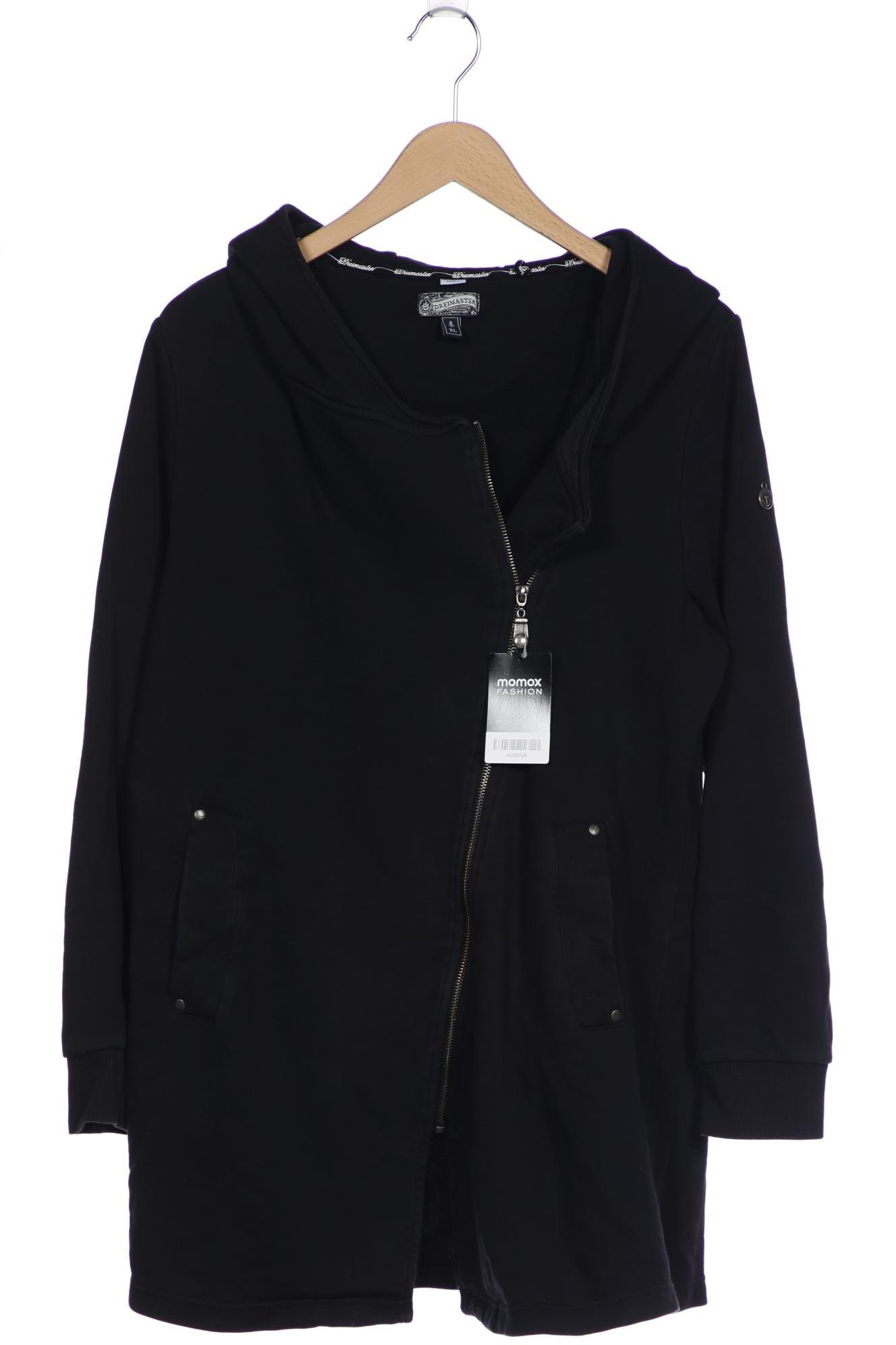 

DreiMaster Damen Kapuzenpullover, schwarz