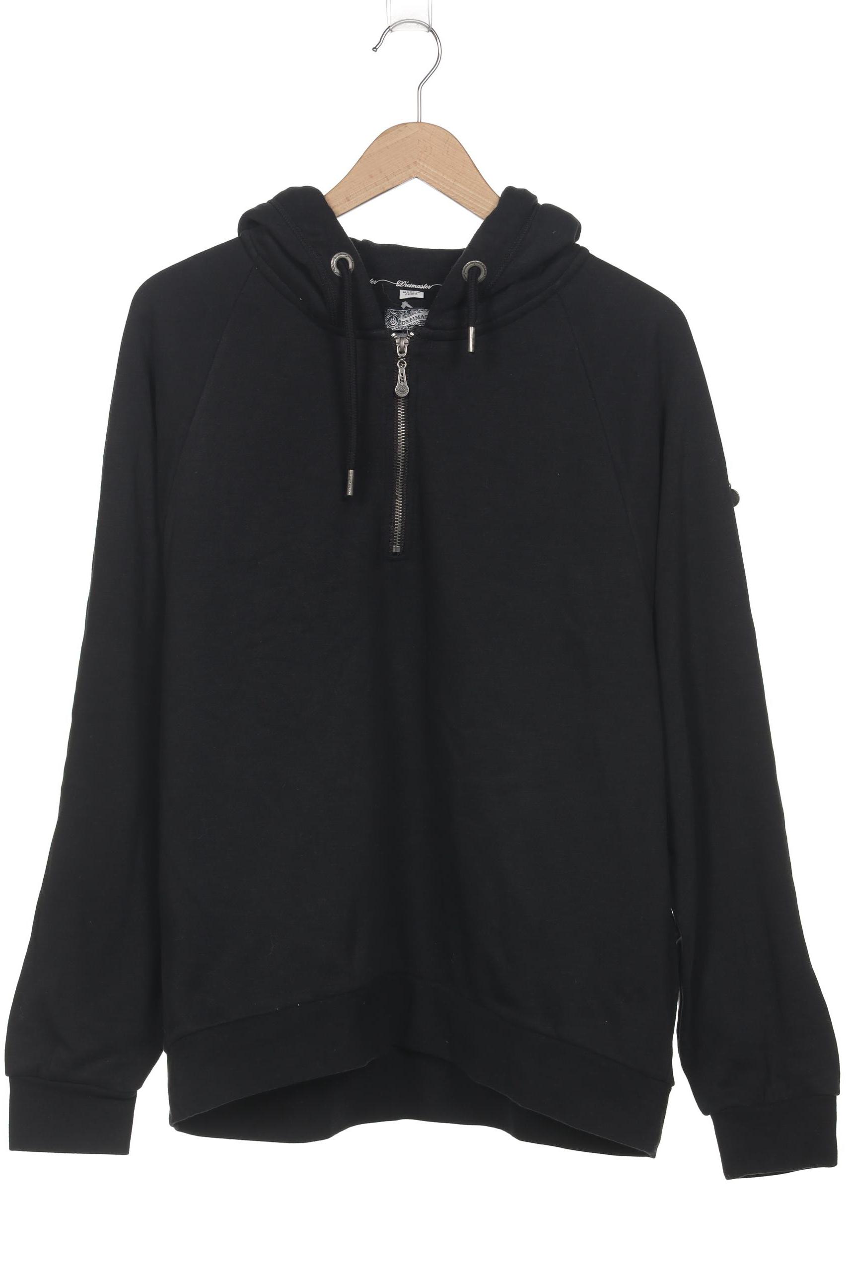 

DreiMaster Damen Kapuzenpullover, schwarz, Gr. 44