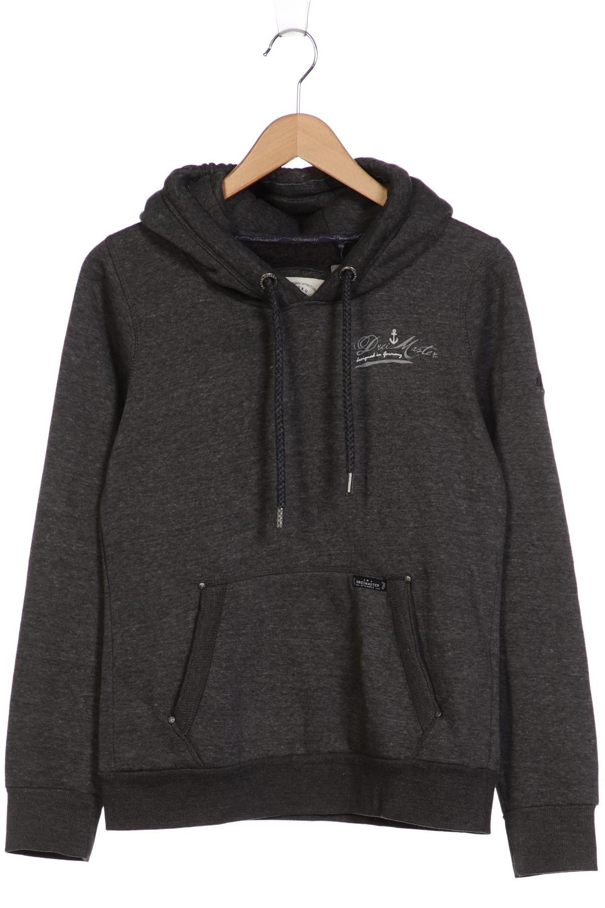 

DreiMaster Damen Kapuzenpullover, grau, Gr. 38