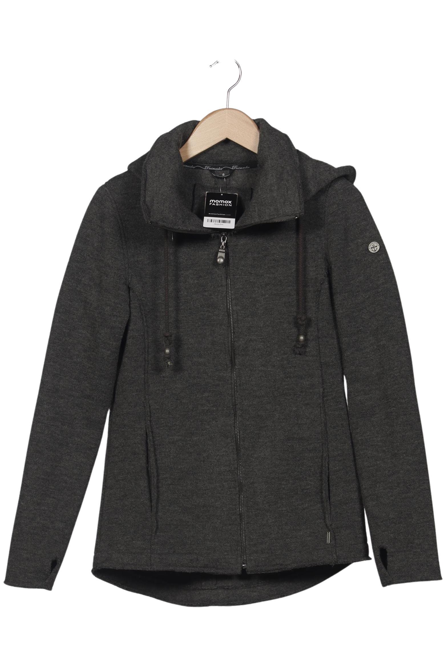 

DreiMaster Damen Kapuzenpullover, grau, Gr. 38