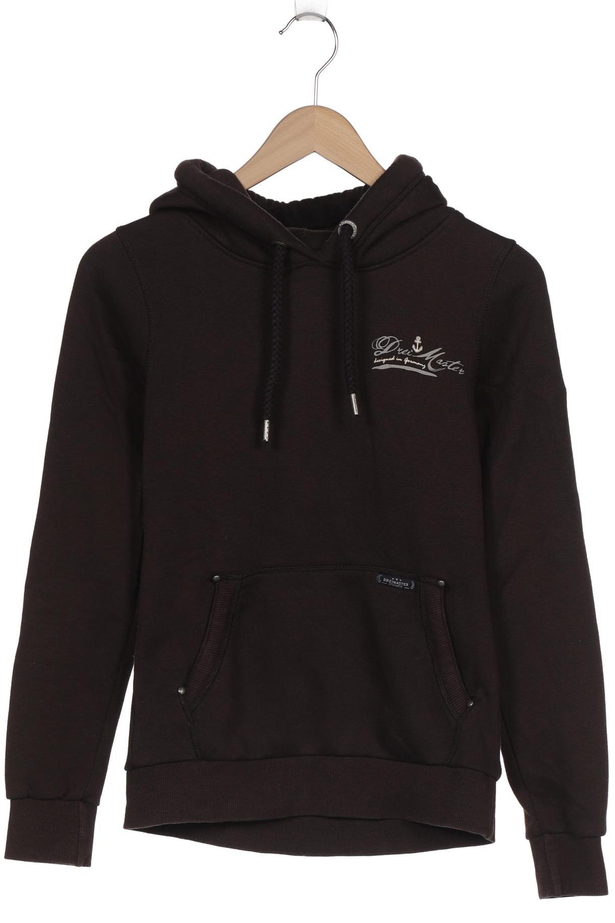 

DreiMaster Damen Kapuzenpullover, braun, Gr. 34