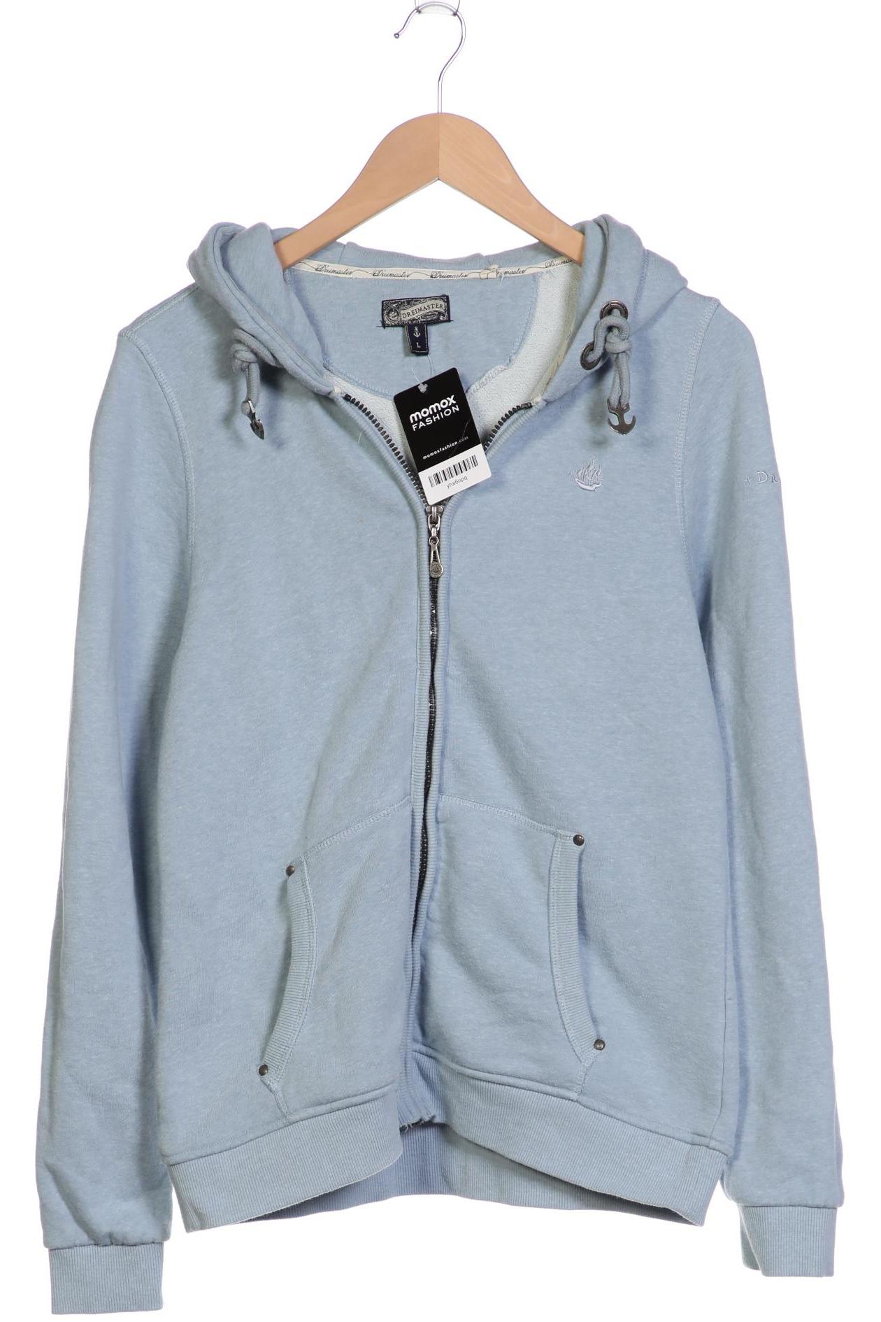 

DreiMaster Damen Kapuzenpullover, hellblau