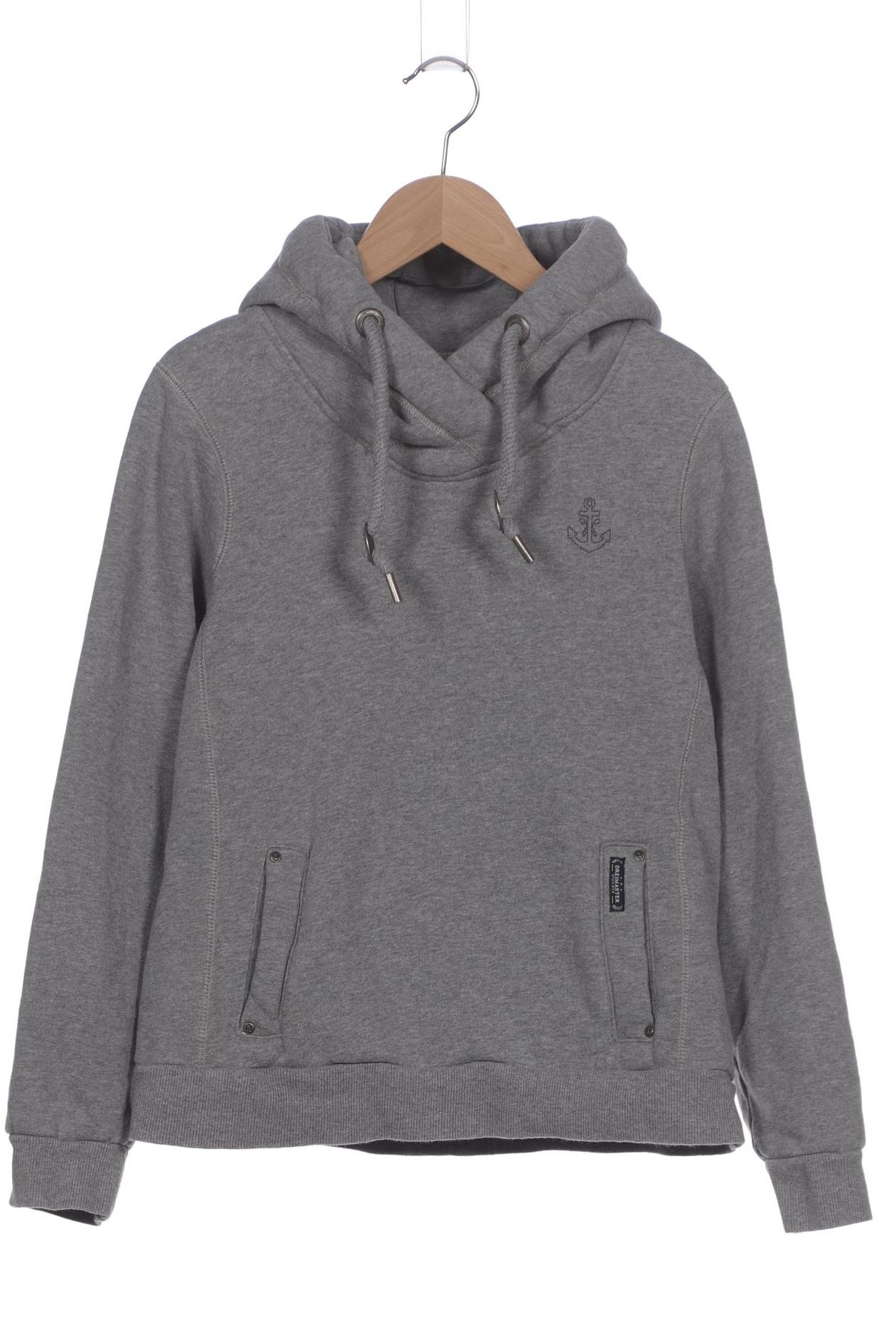 

DreiMaster Damen Kapuzenpullover, grau, Gr. 34