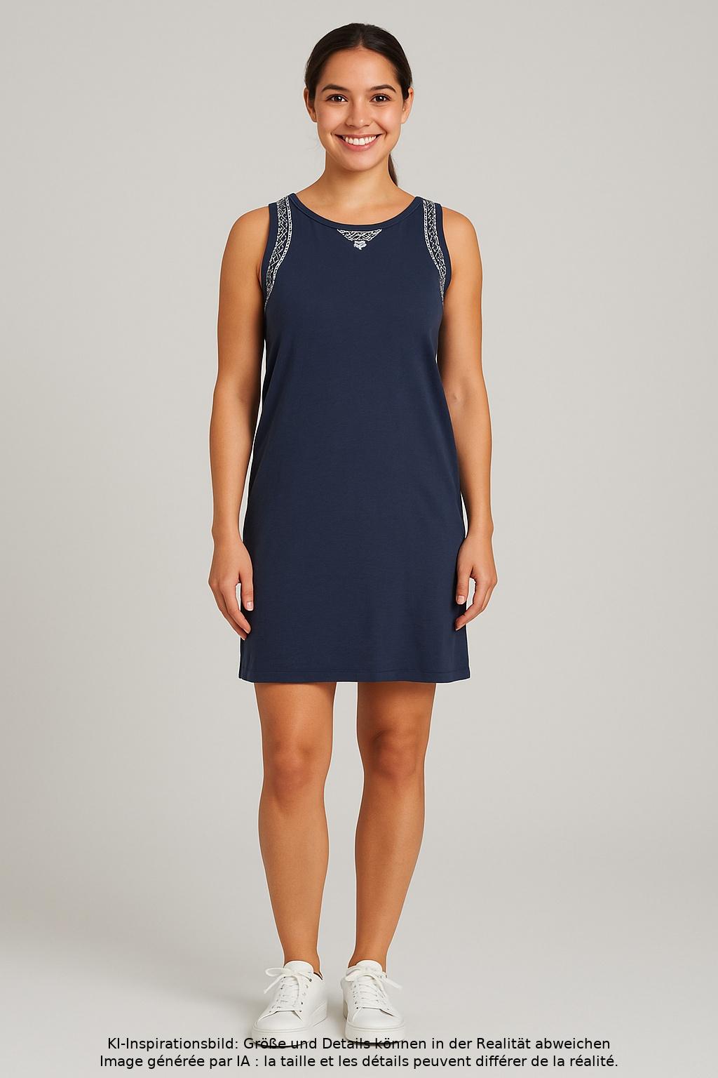 

DreiMaster Damen Kleid, marineblau, Gr. 36