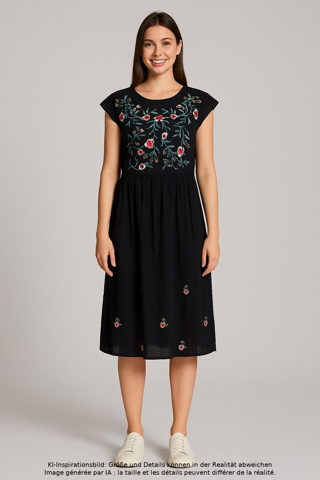 

DreiMaster Damen Kleid, schwarz, Gr. 34