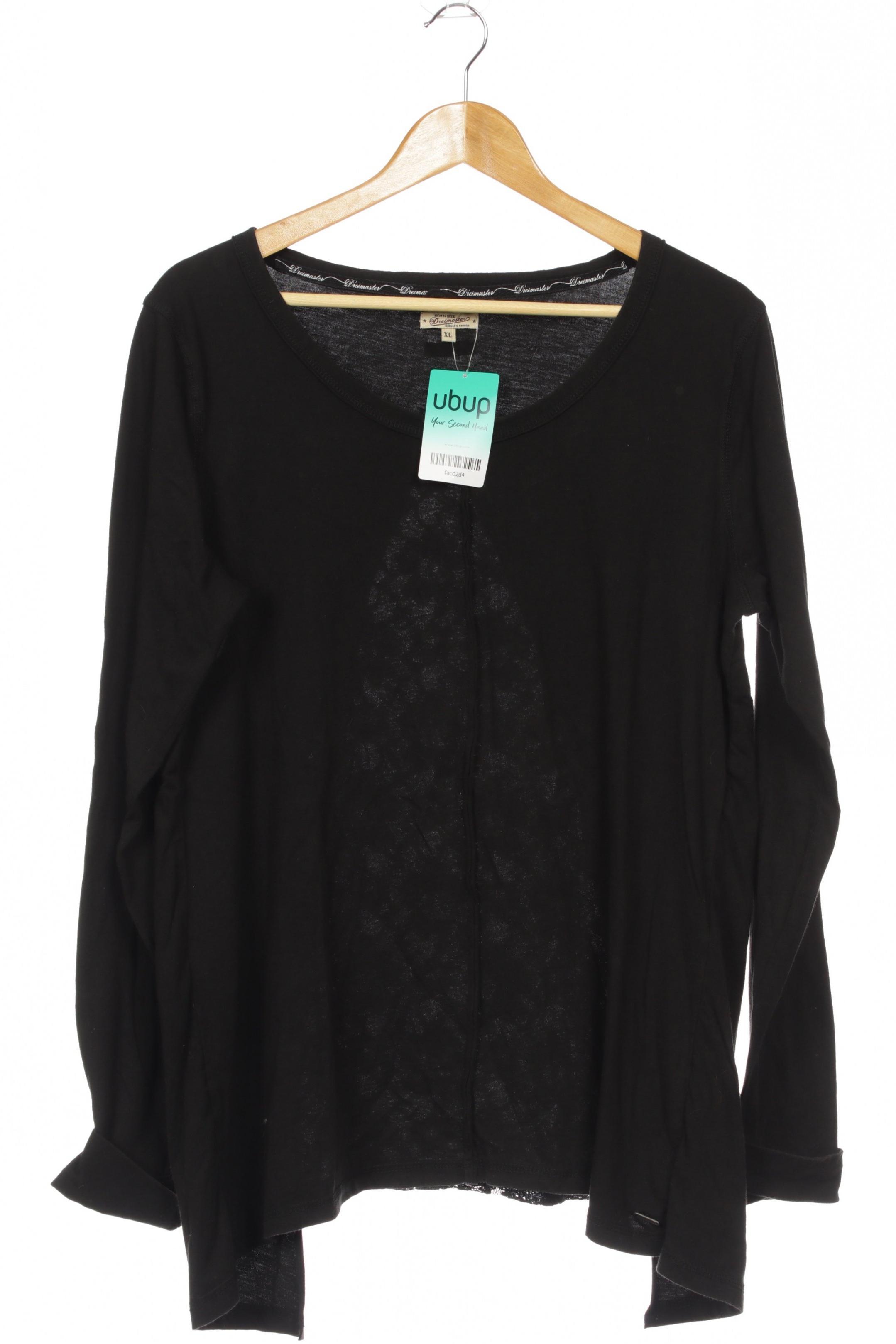 

DreiMaster Damen Langarmshirt, schwarz, Gr. 44