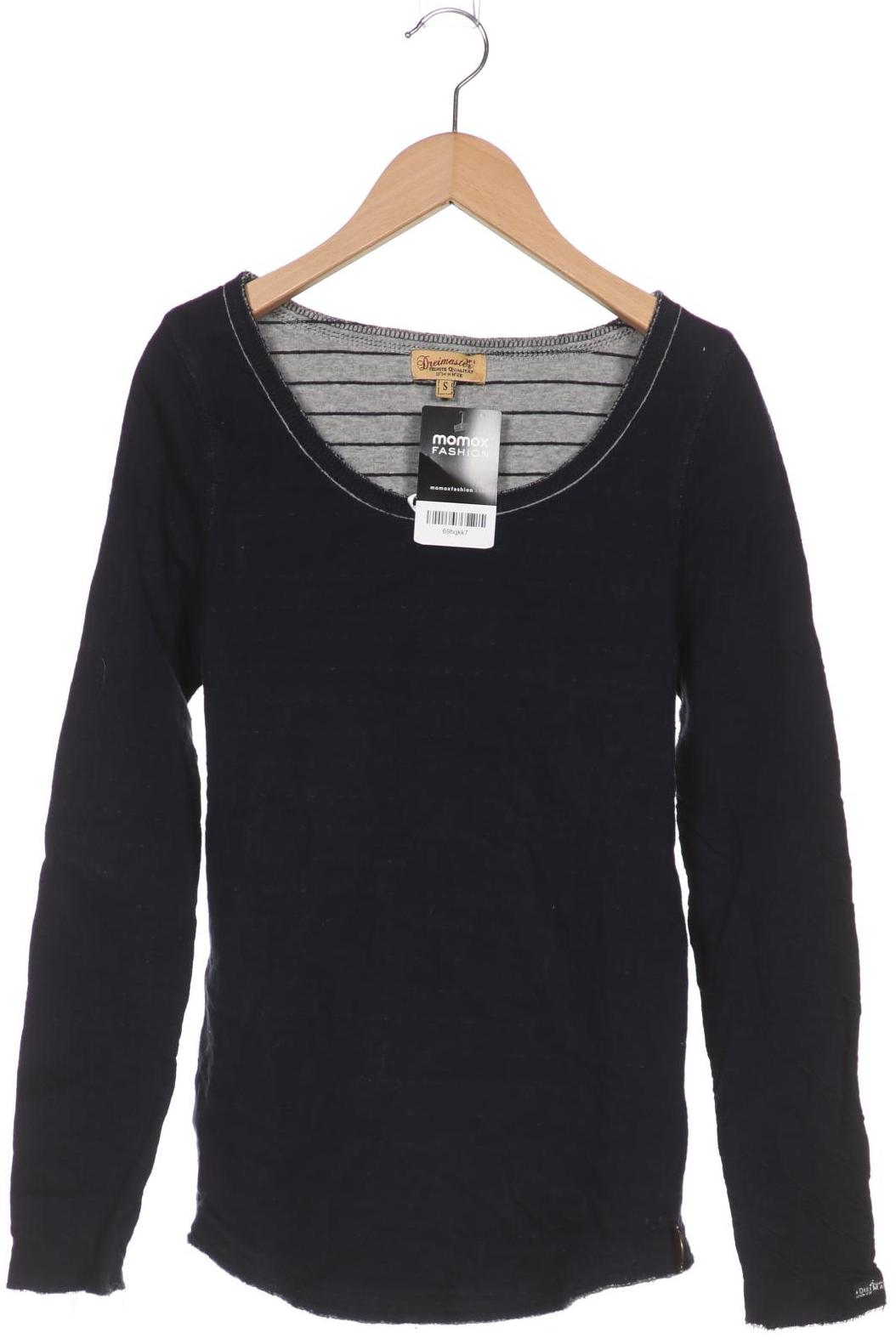 

DreiMaster Damen Langarmshirt, marineblau