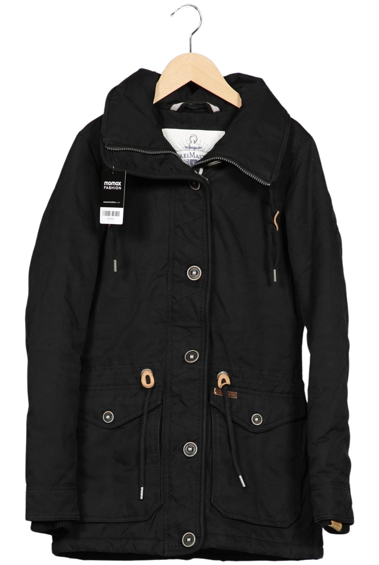 

DreiMaster Damen Mantel, schwarz, Gr. 36