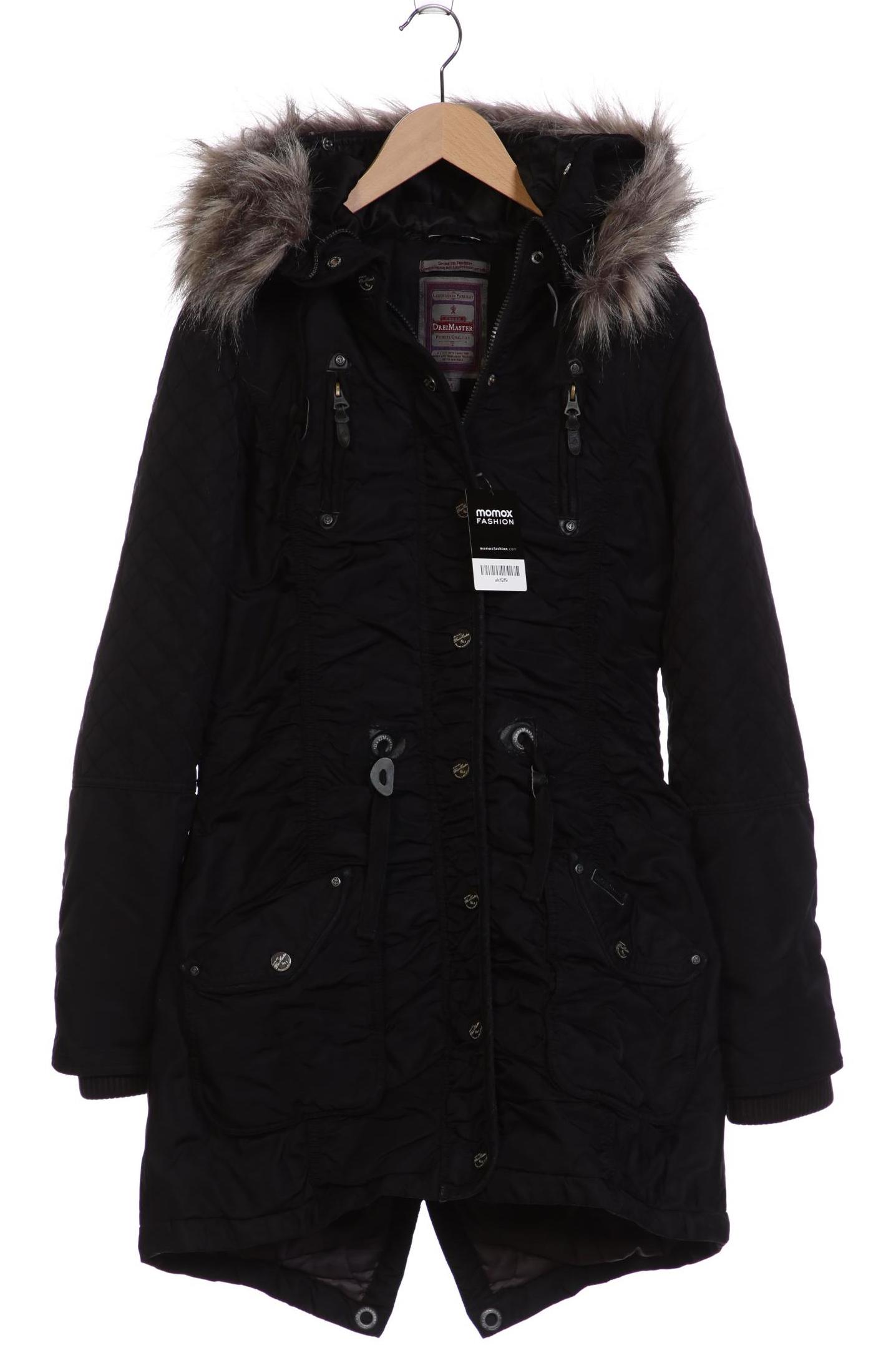 

DreiMaster Damen Mantel, schwarz, Gr. 38