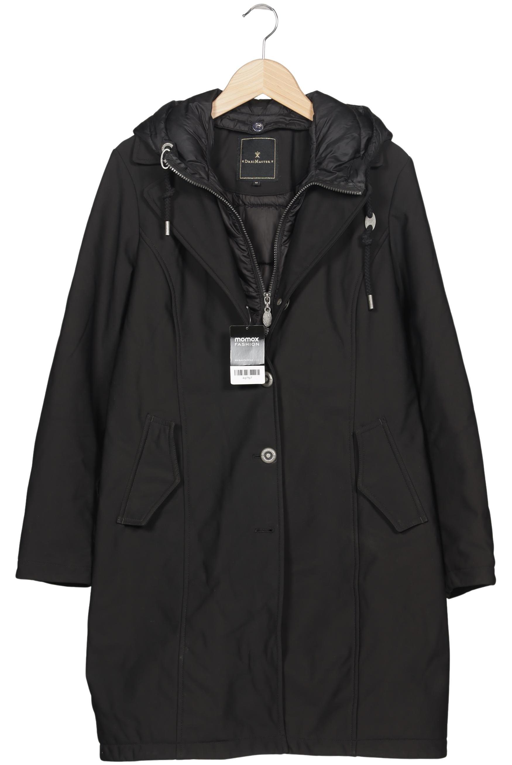

DreiMaster Damen Mantel, schwarz, Gr. 38