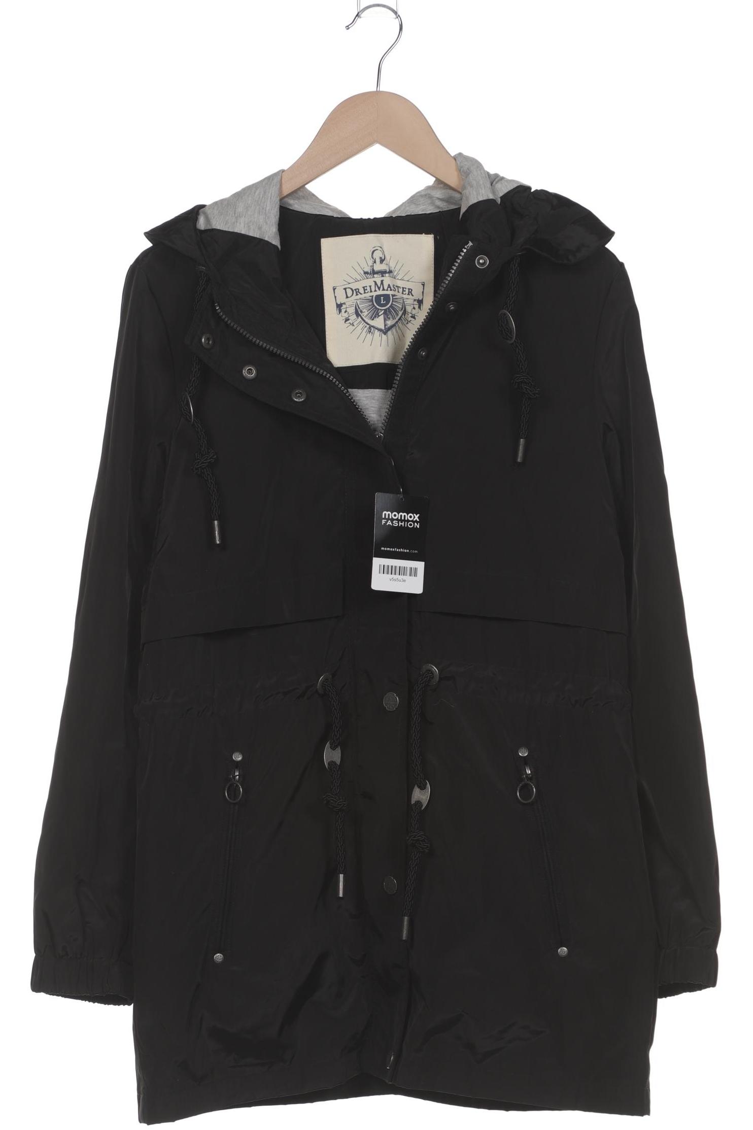 

DreiMaster Damen Mantel, schwarz, Gr. 42