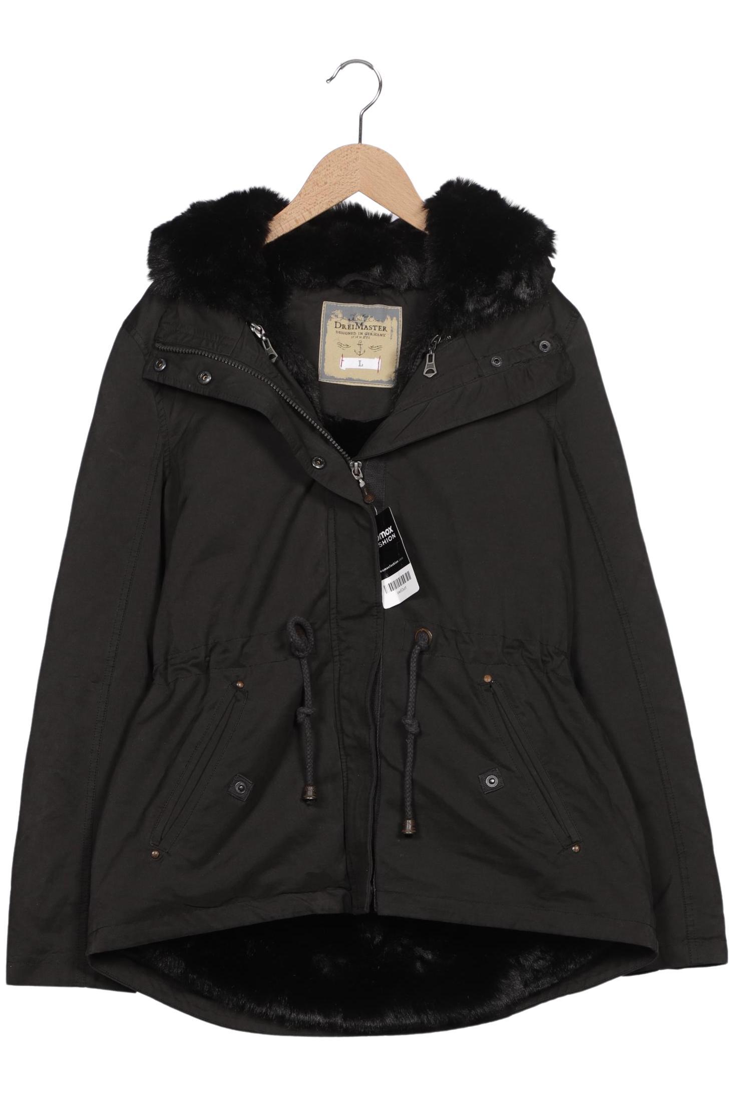 

DreiMaster Damen Mantel, schwarz, Gr. 42