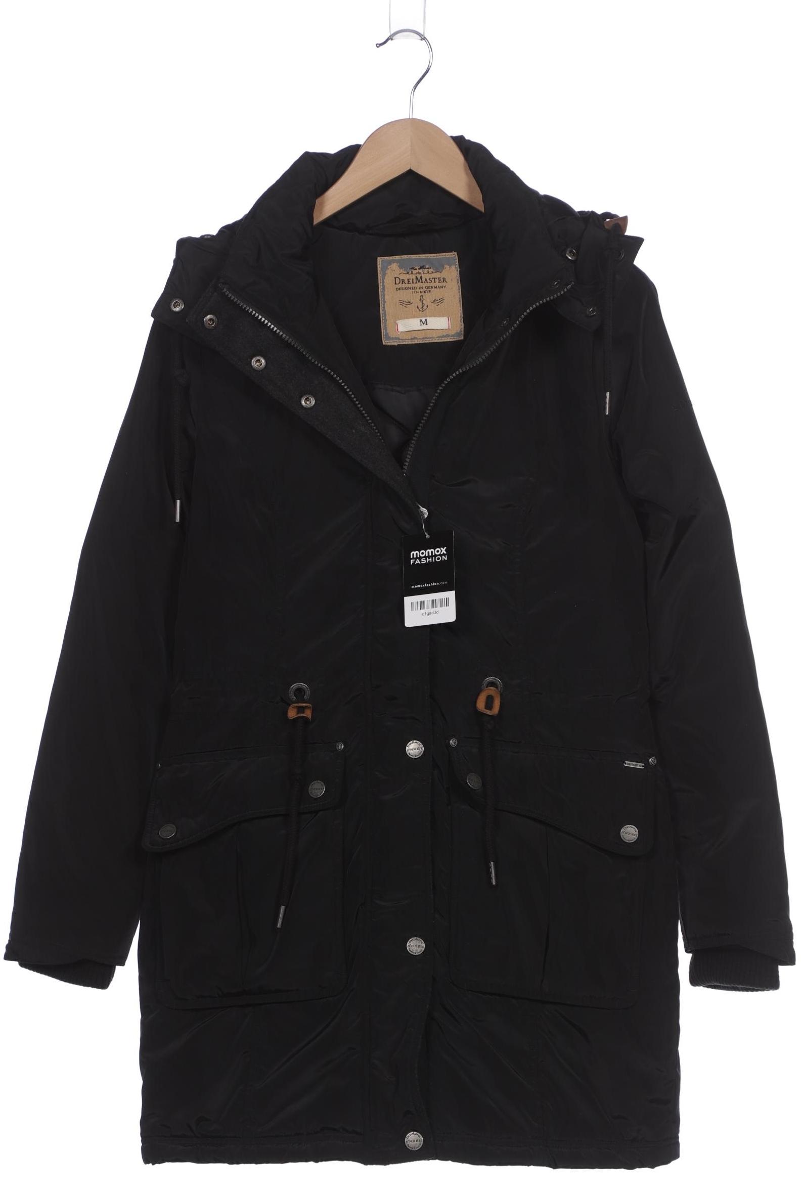 

DreiMaster Damen Mantel, schwarz, Gr. 38