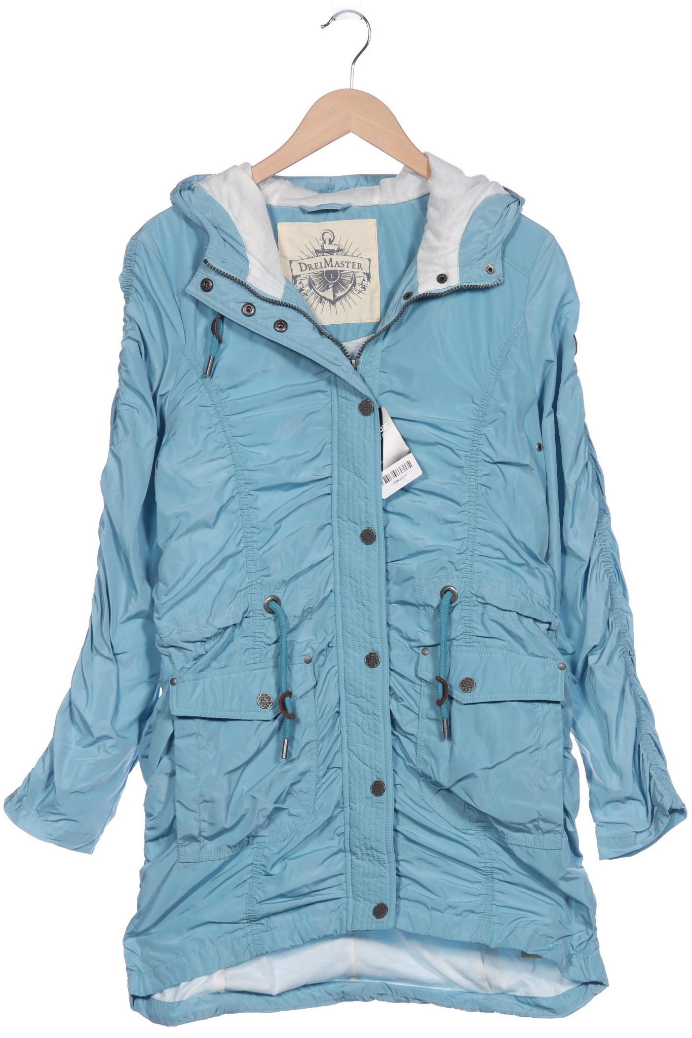 

DreiMaster Damen Mantel, hellblau, Gr. 42
