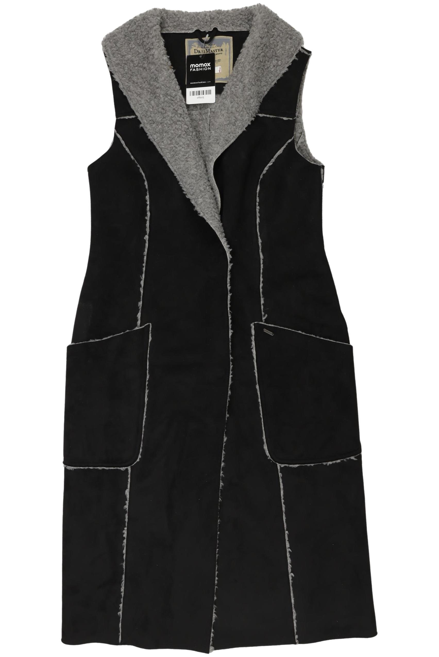 

DreiMaster Damen Mantel, schwarz, Gr. 36