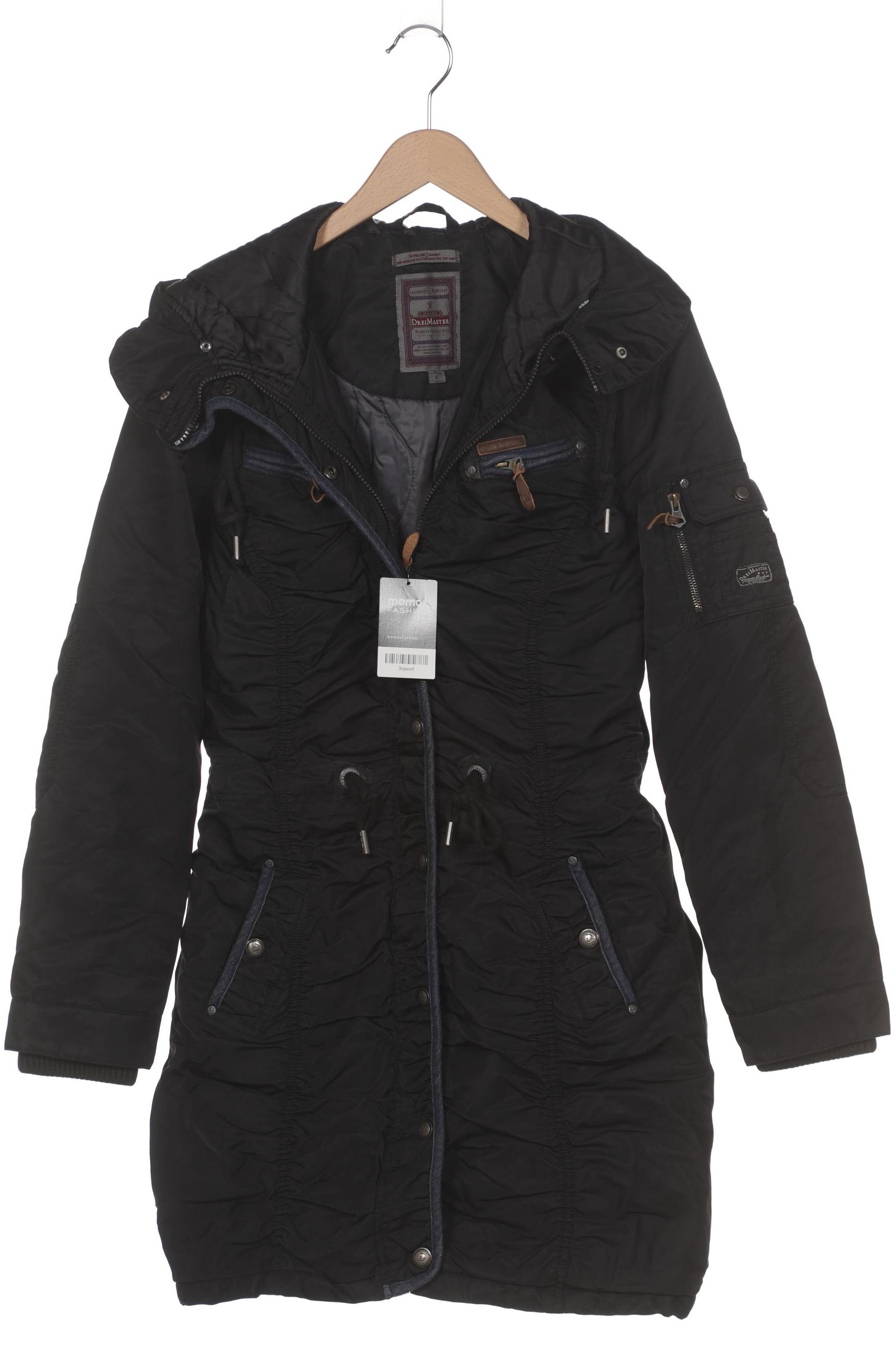 

DreiMaster Damen Mantel, schwarz, Gr. 36