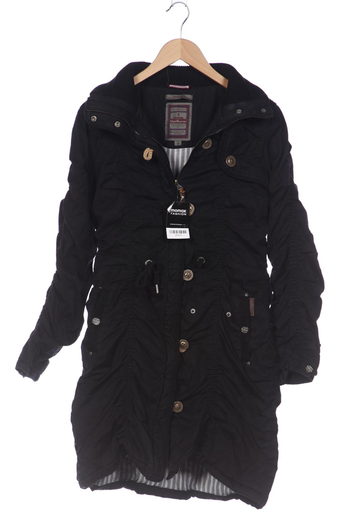 

DreiMaster Damen Mantel, schwarz, Gr. 38