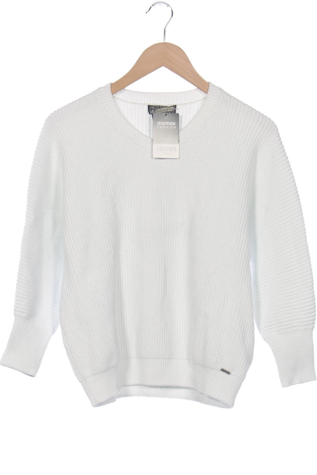 

DreiMaster Damen Pullover, weiß, Gr. 34