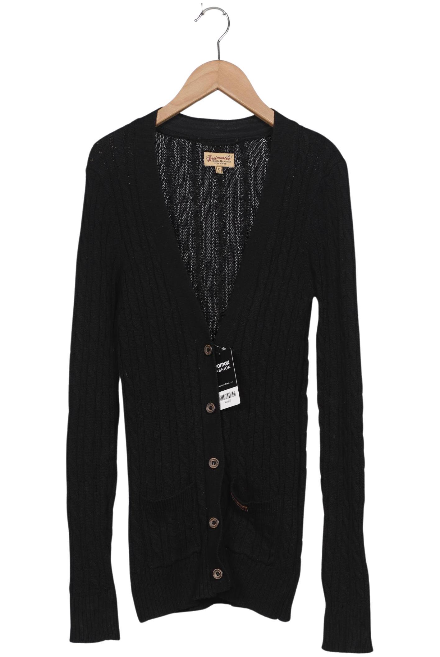 

DreiMaster Damen Strickjacke, schwarz, Gr. 36