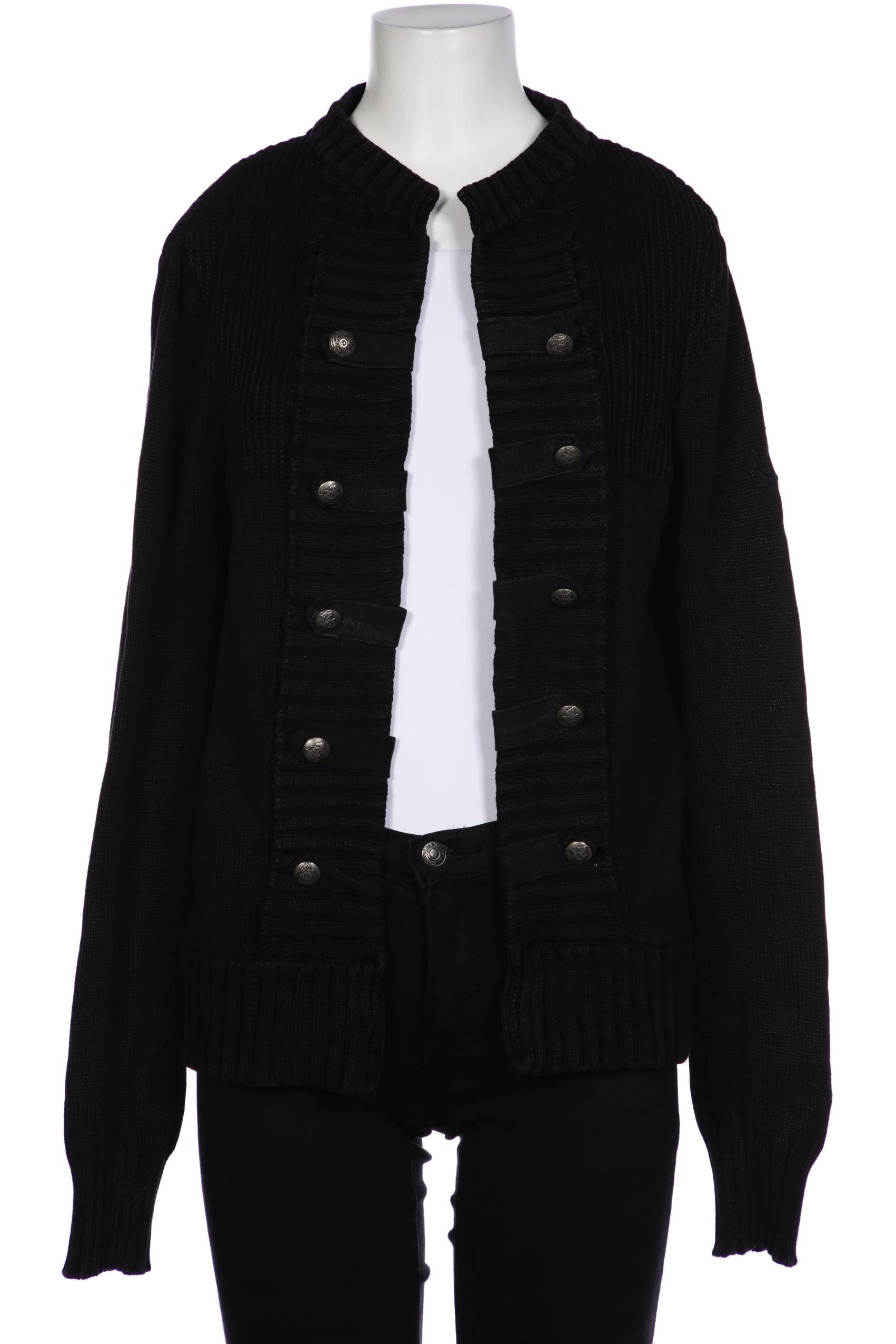 

DreiMaster Damen Strickjacke, schwarz, Gr. 42