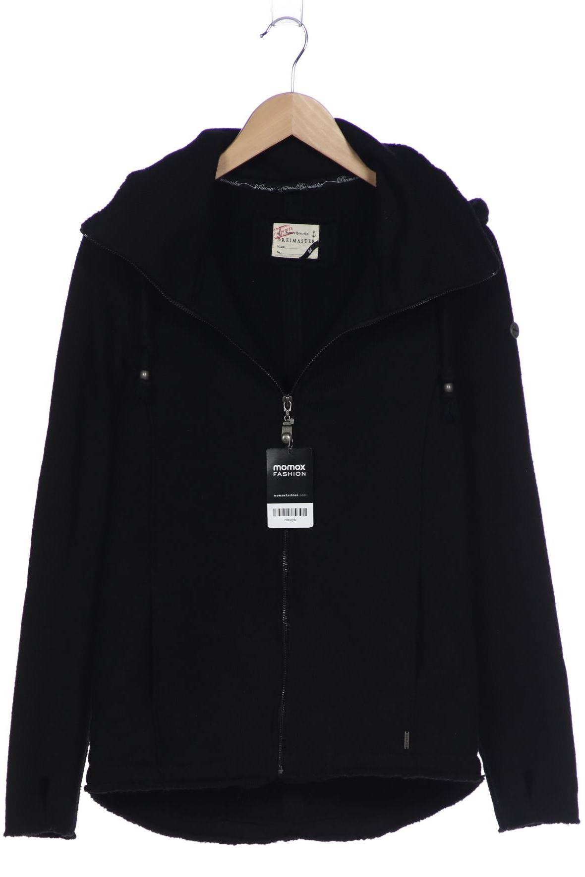 

DreiMaster Damen Strickjacke, schwarz, Gr. 38