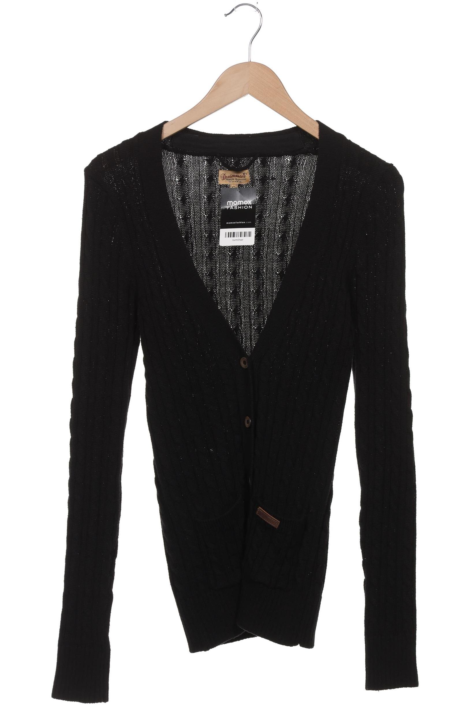

DreiMaster Damen Strickjacke, schwarz, Gr. 36