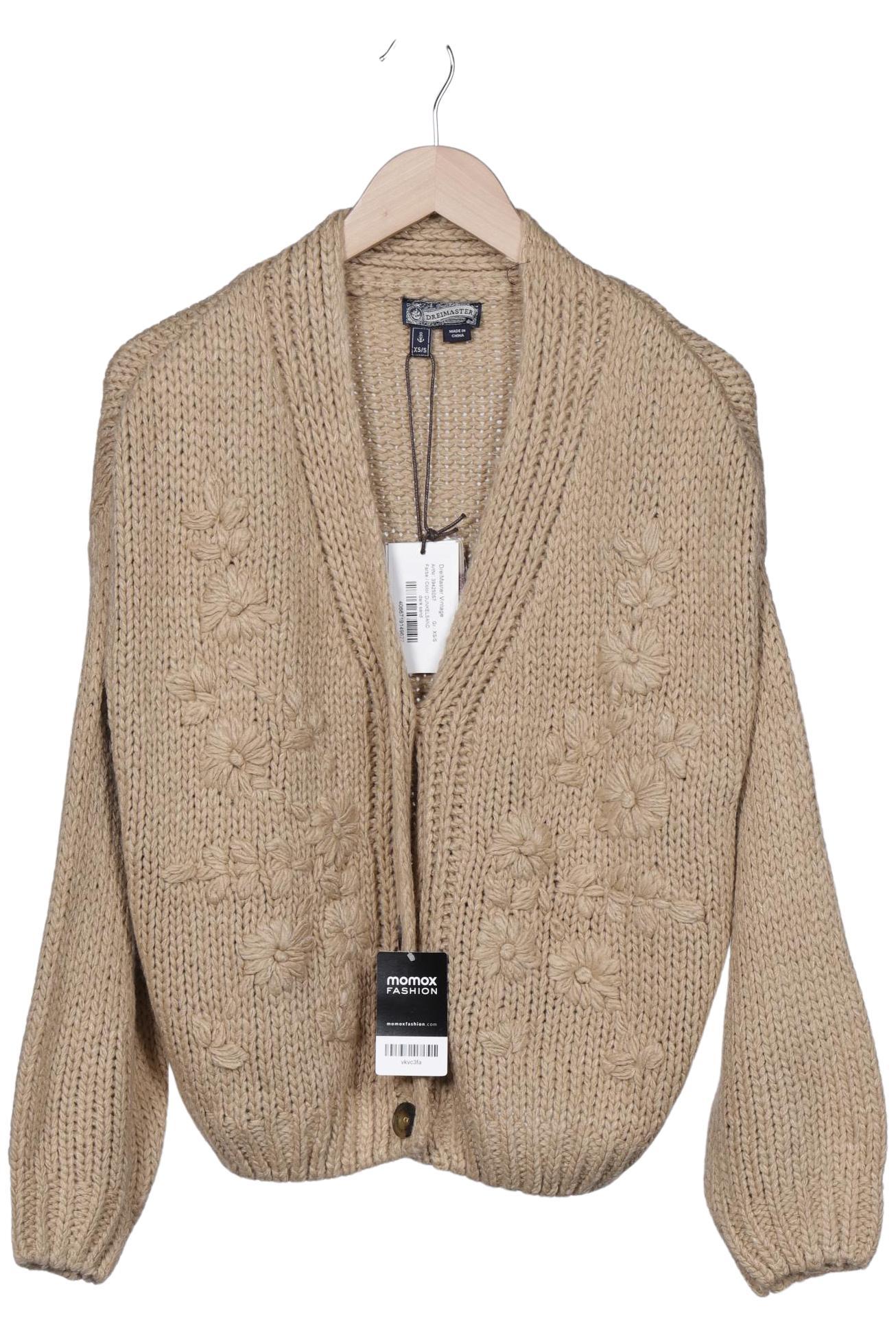 

DreiMaster Damen Strickjacke, beige, Gr. 34