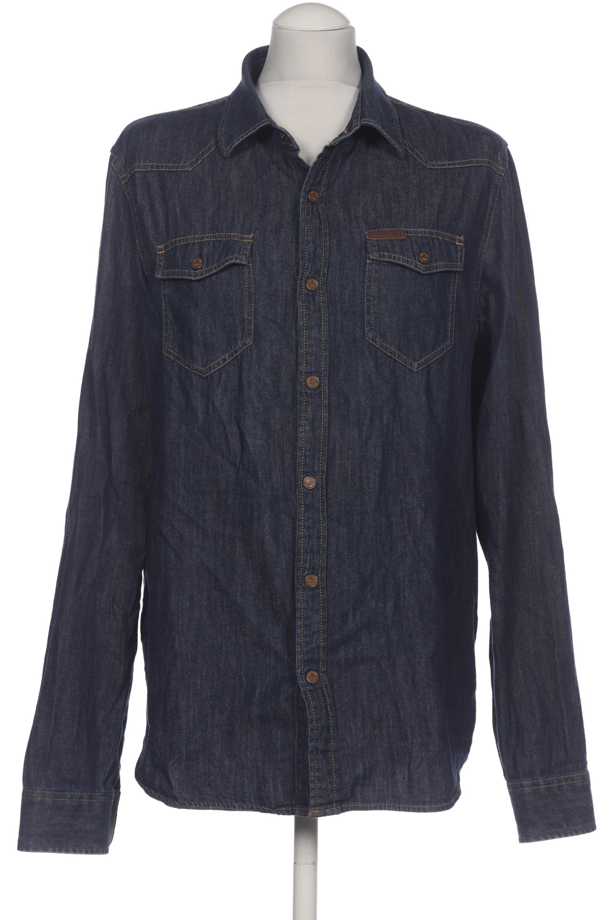 

DreiMaster Herren Hemd, marineblau, Gr. 48